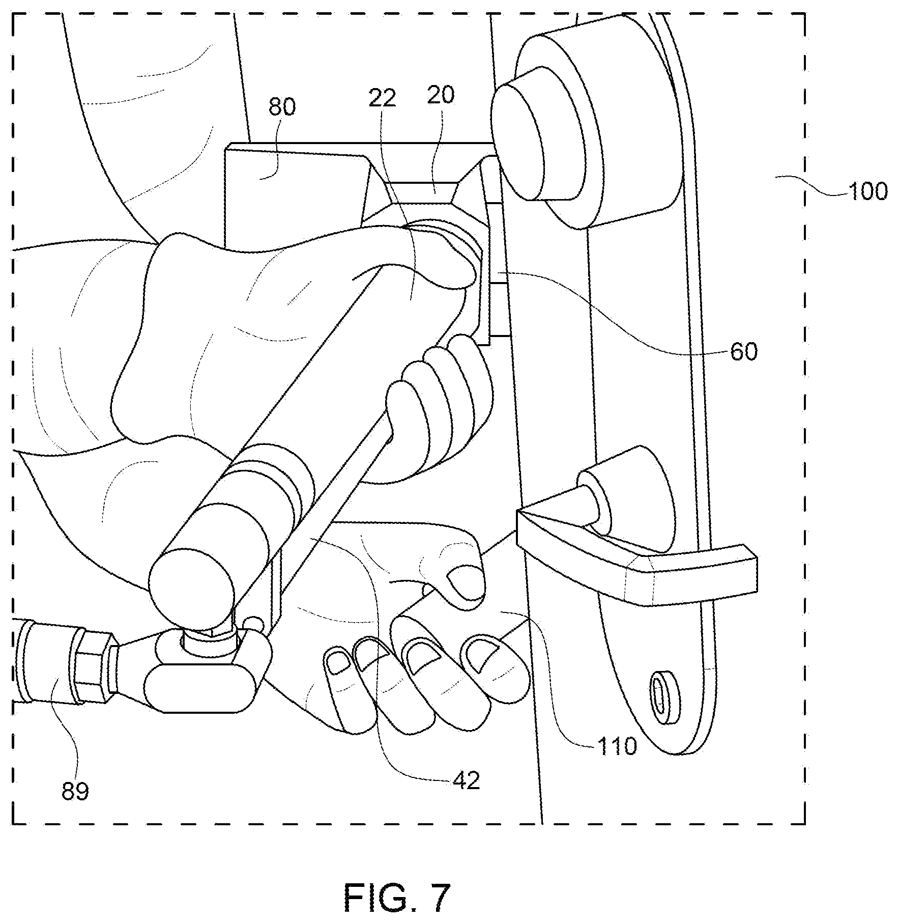 Patent US12090349 Figure 6 – Double-sided breaching tool