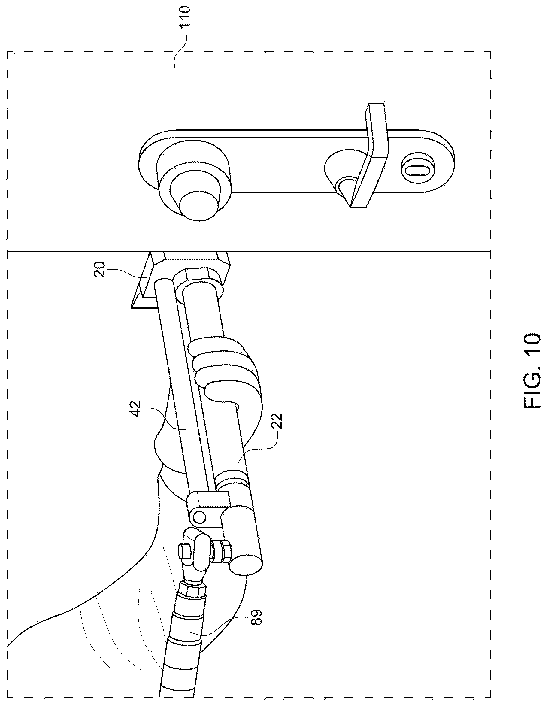 Patent US12090349 Figure 8 – Double-sided breaching tool