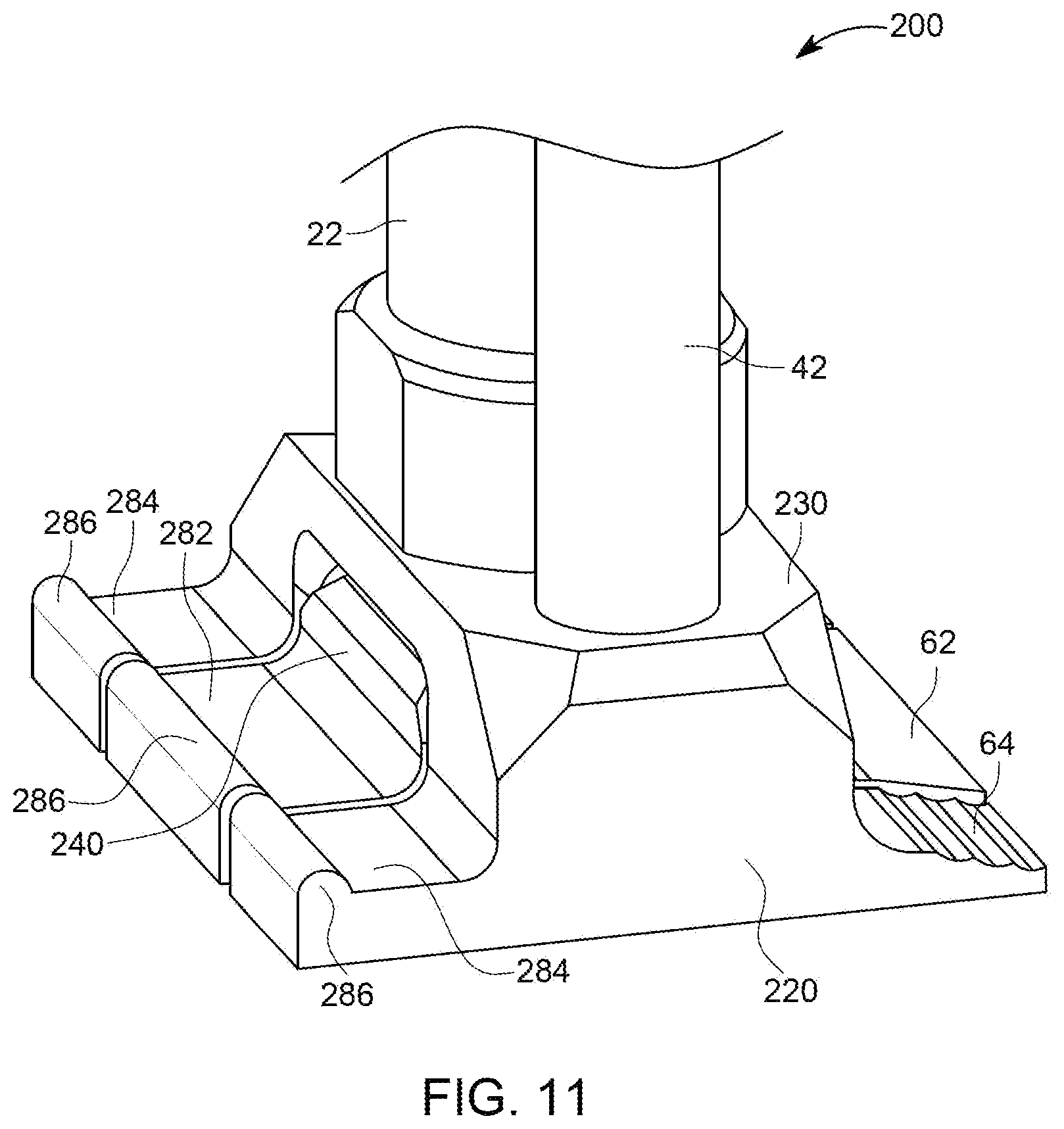 Patent US12090349 Figure 9 – Double-sided breaching tool