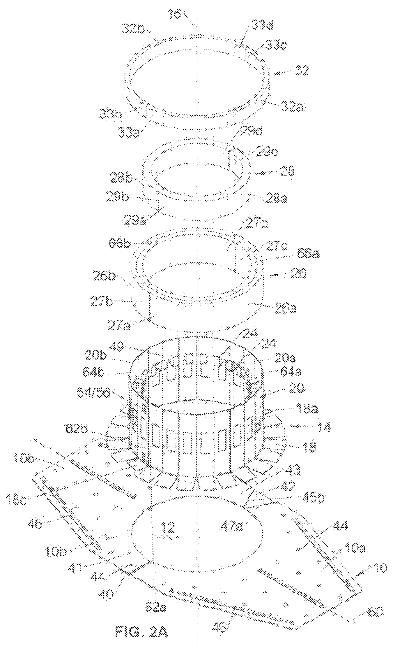 Patent US12090352 Figure 2 – Fire stop assembly for concrete structures