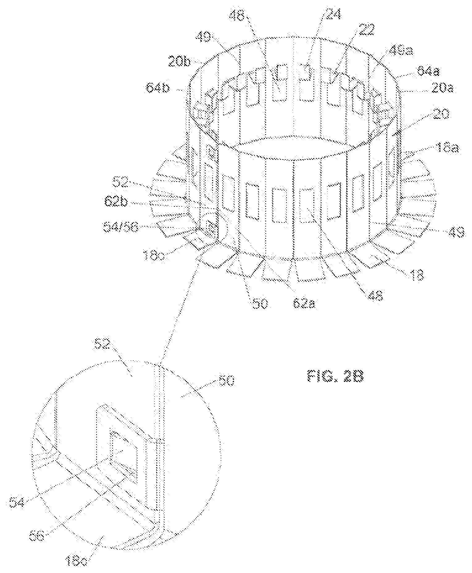Patent US12090352 Figure 3 – Fire stop assembly for concrete structures