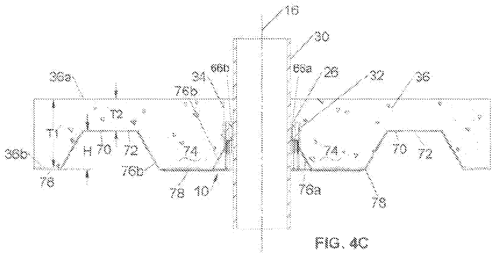 Patent US12090352 Figure 6 – Fire stop assembly for concrete structures