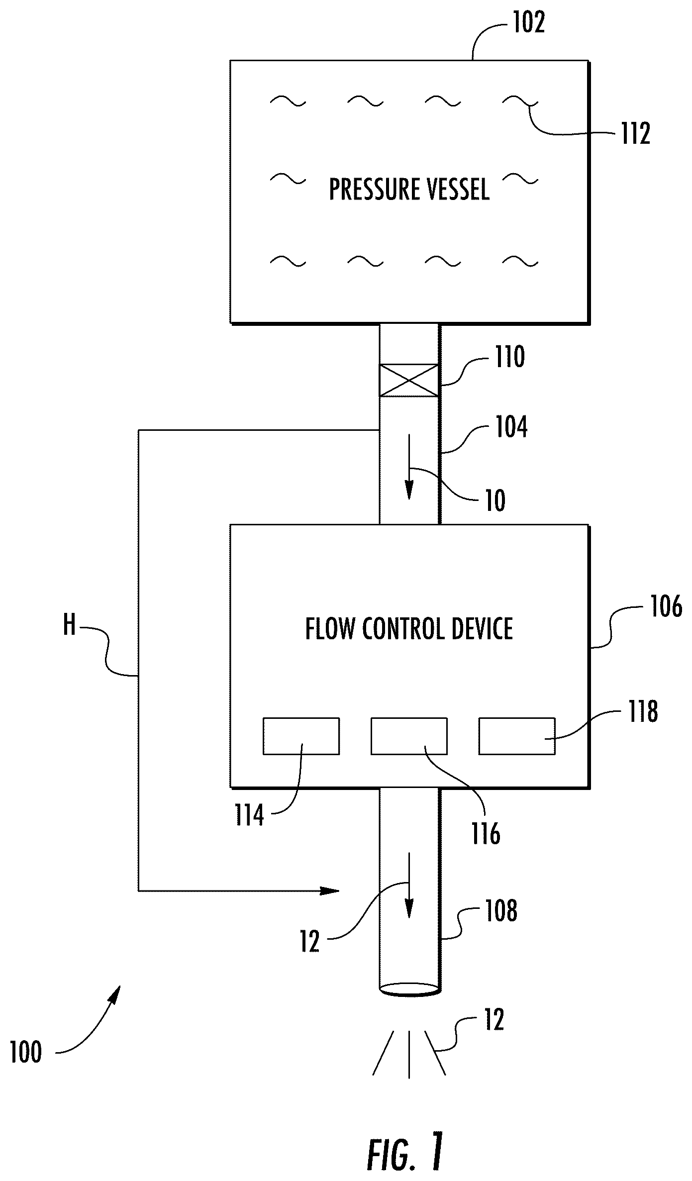 Patent US12090353 — Fire extinguishers, fire suppression systems, and methods of controlling flow of fire suppressant agents — Figure 1