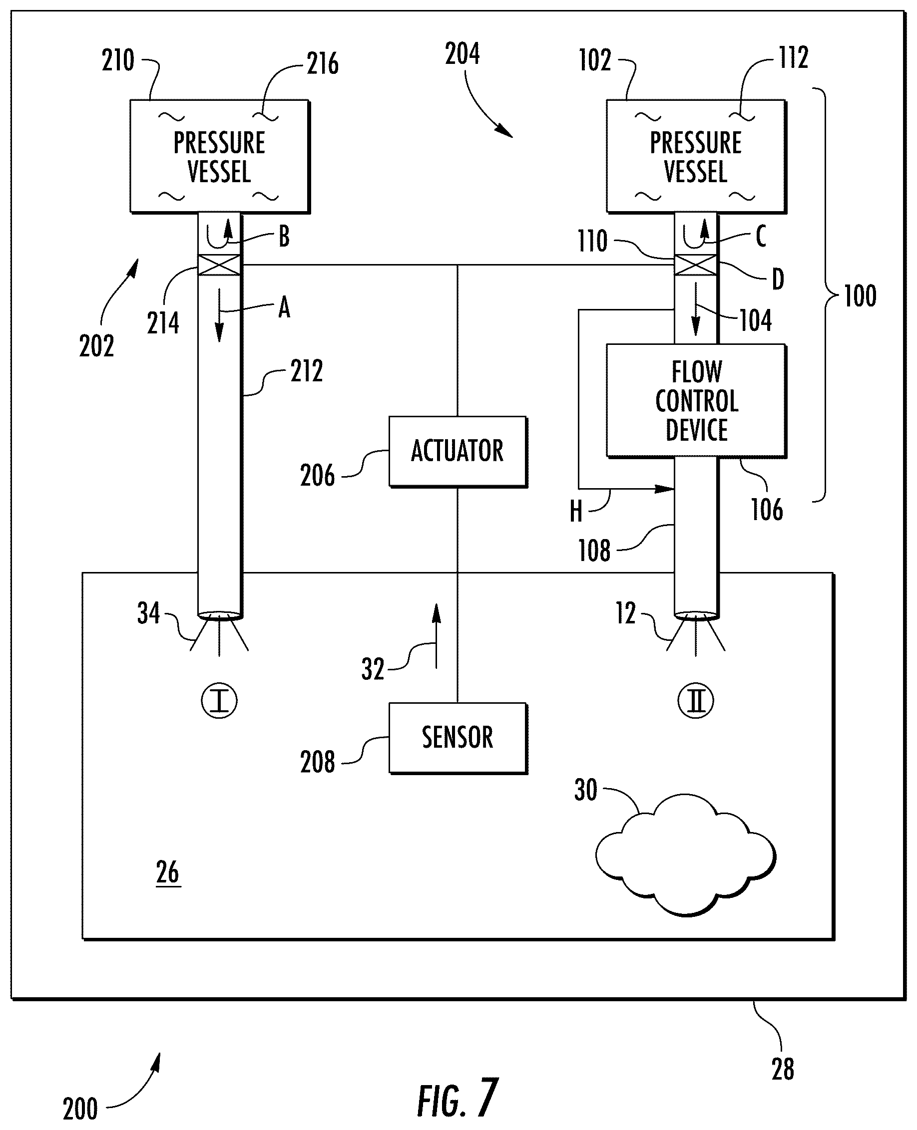 Patent US12090353 Figure 6 – Fire extinguishers, fire suppression systems, and methods of controlling flow of fire suppressant agents
