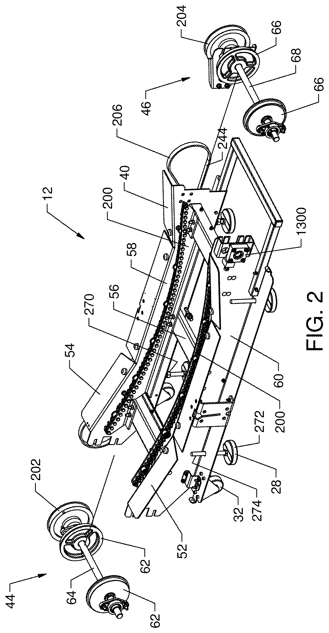 Patent US12090356 Figure 2 – Manually powered treadmill