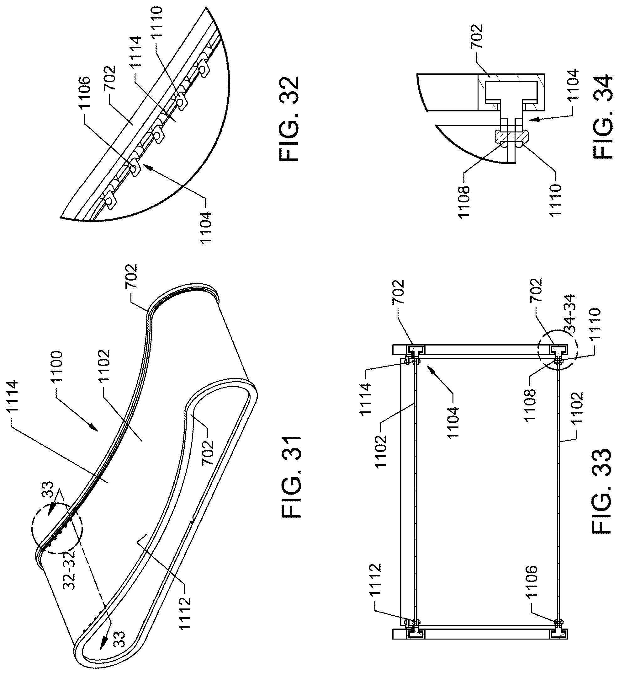Patent US12090356 Figure 17 – Manually powered treadmill