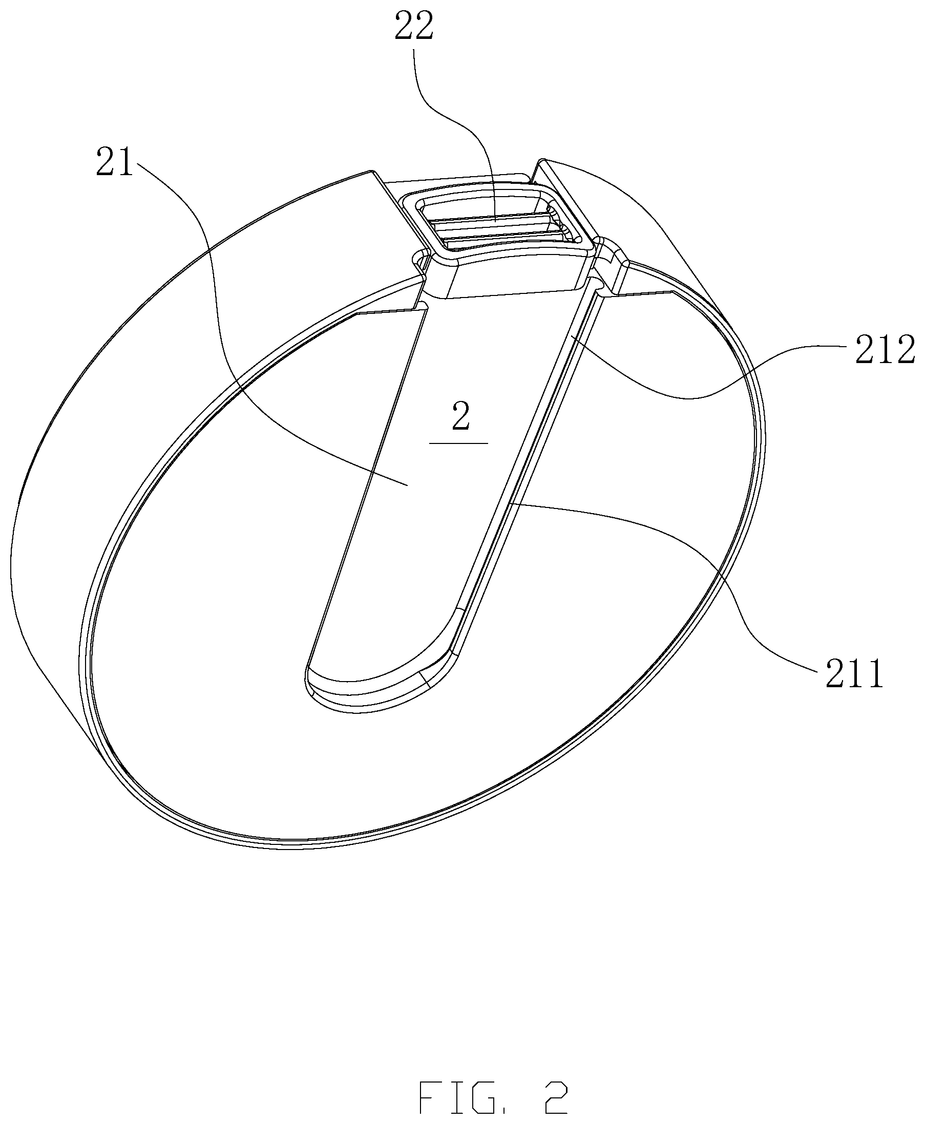 Patent US12090358 Figure 2 – Quick assembly and disassembly connecting structures and weight adjustable dumbbell