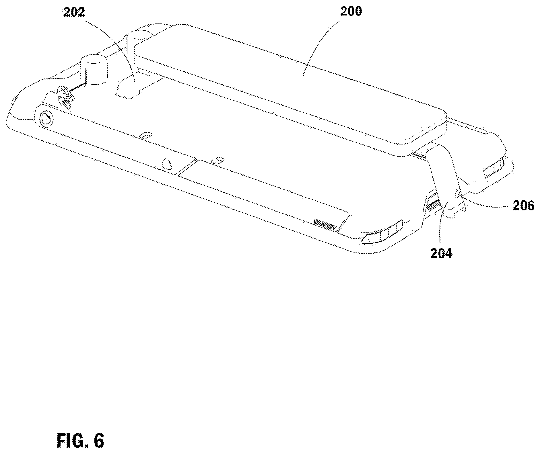 Patent US12090359 Figure 6 – Electromagnetic resistance smart gym having quick attach pulleys and interchangeable attachments