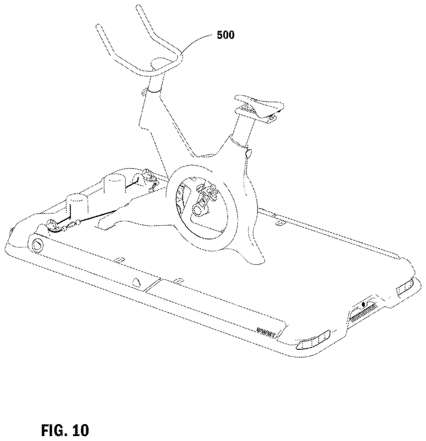 Patent US12090359 Figure 10 – Electromagnetic resistance smart gym having quick attach pulleys and interchangeable attachments