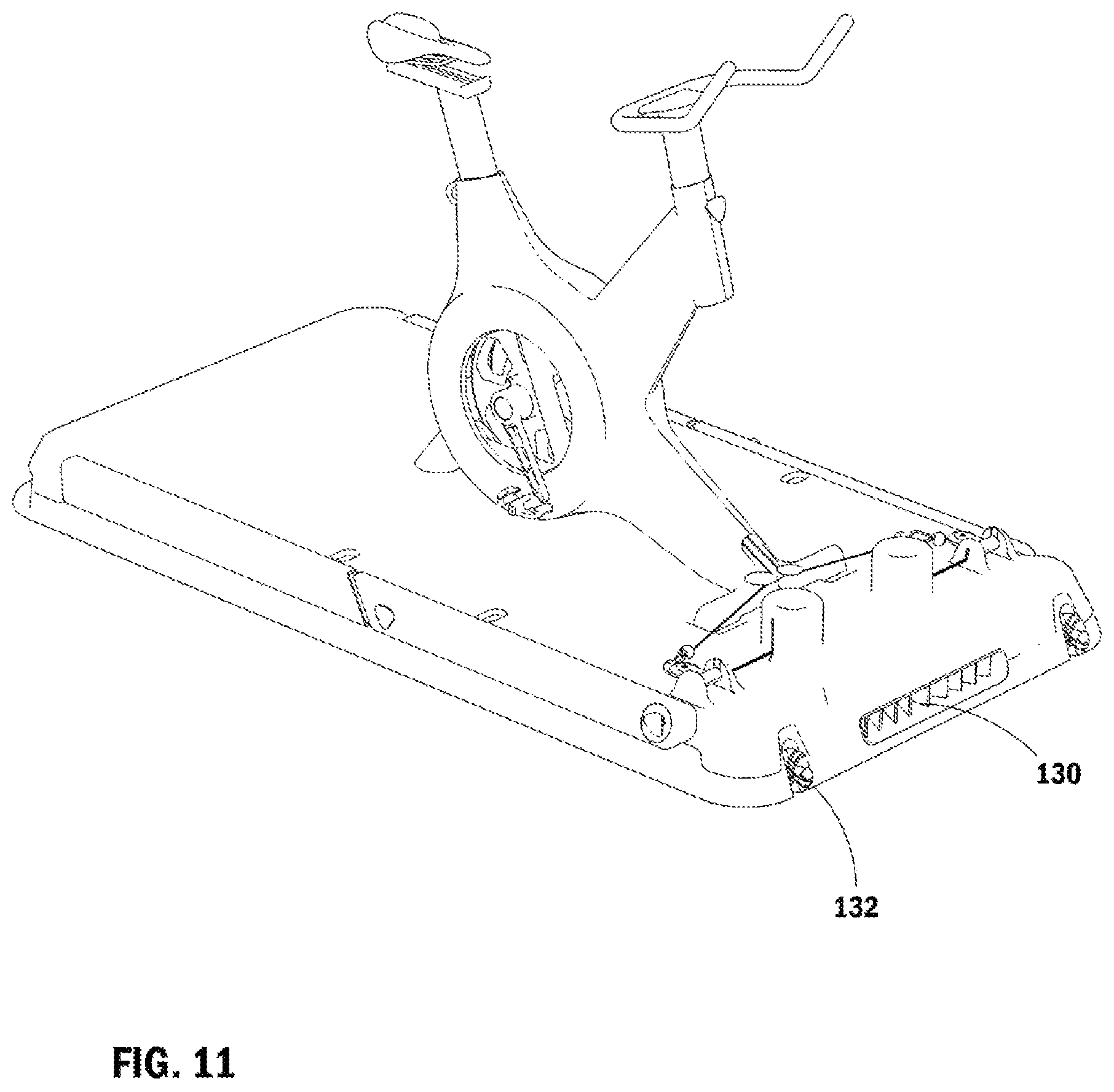 Patent US12090359 Figure 11 – Electromagnetic resistance smart gym having quick attach pulleys and interchangeable attachments