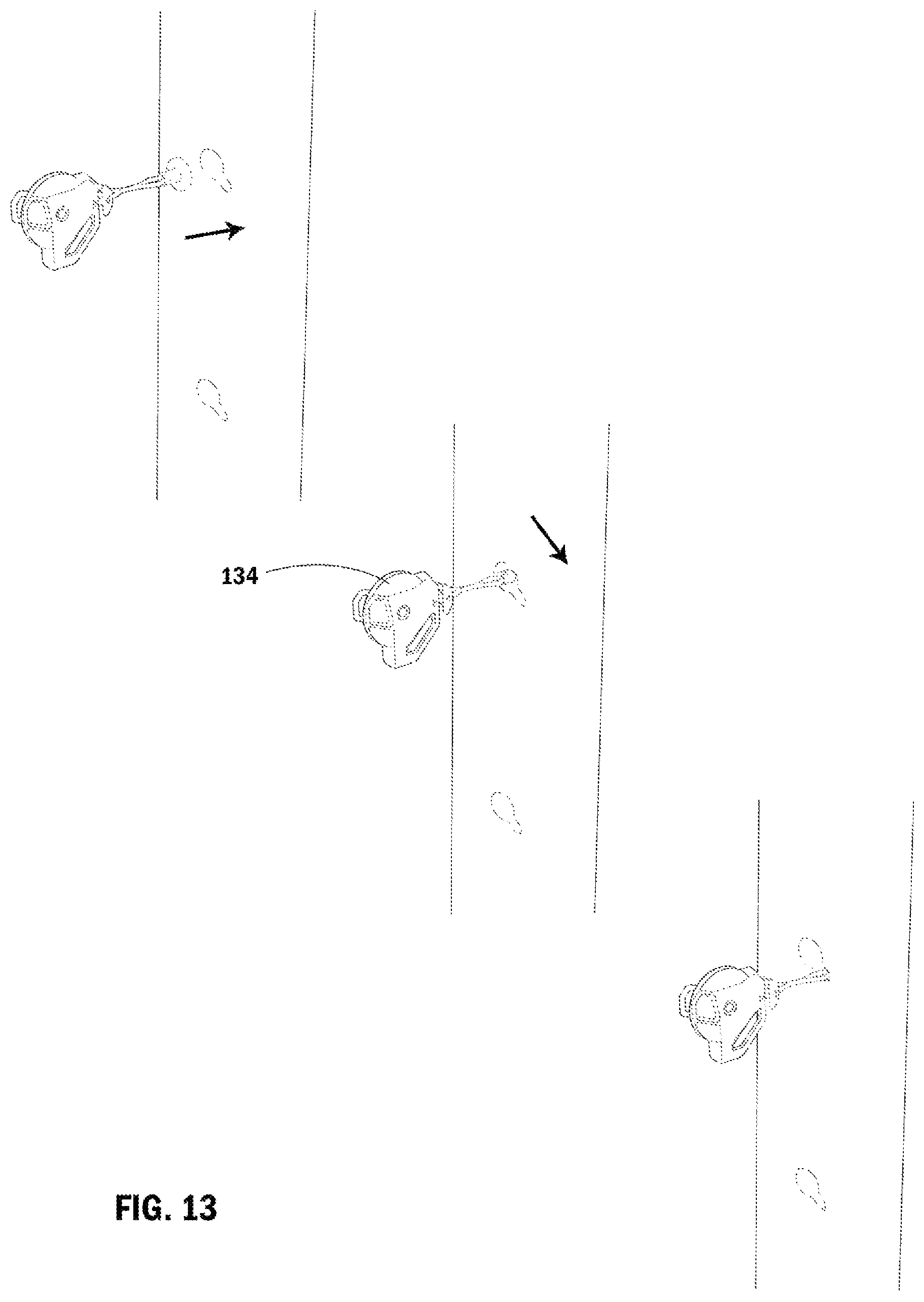 Patent US12090359 Figure 13 – Electromagnetic resistance smart gym having quick attach pulleys and interchangeable attachments