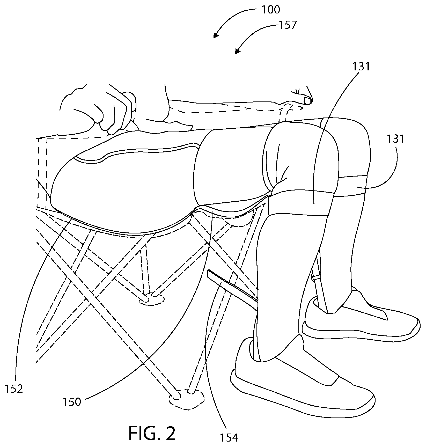 Patent US12090360 Figure 2 – Wearable resistance apparatus