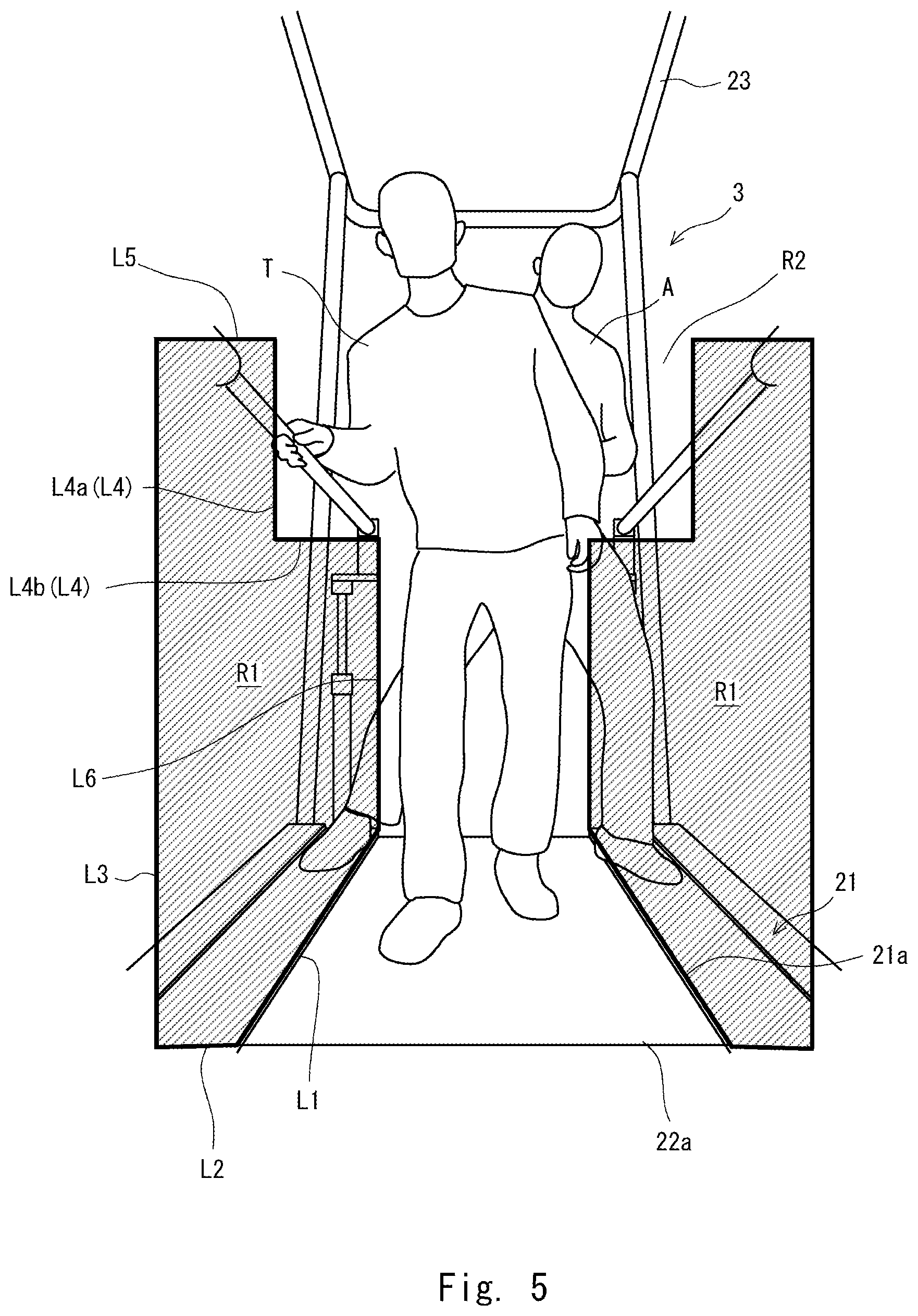 Patent US12090362 Figure 5 – Extraction system, walking training system, extraction method, and extraction program