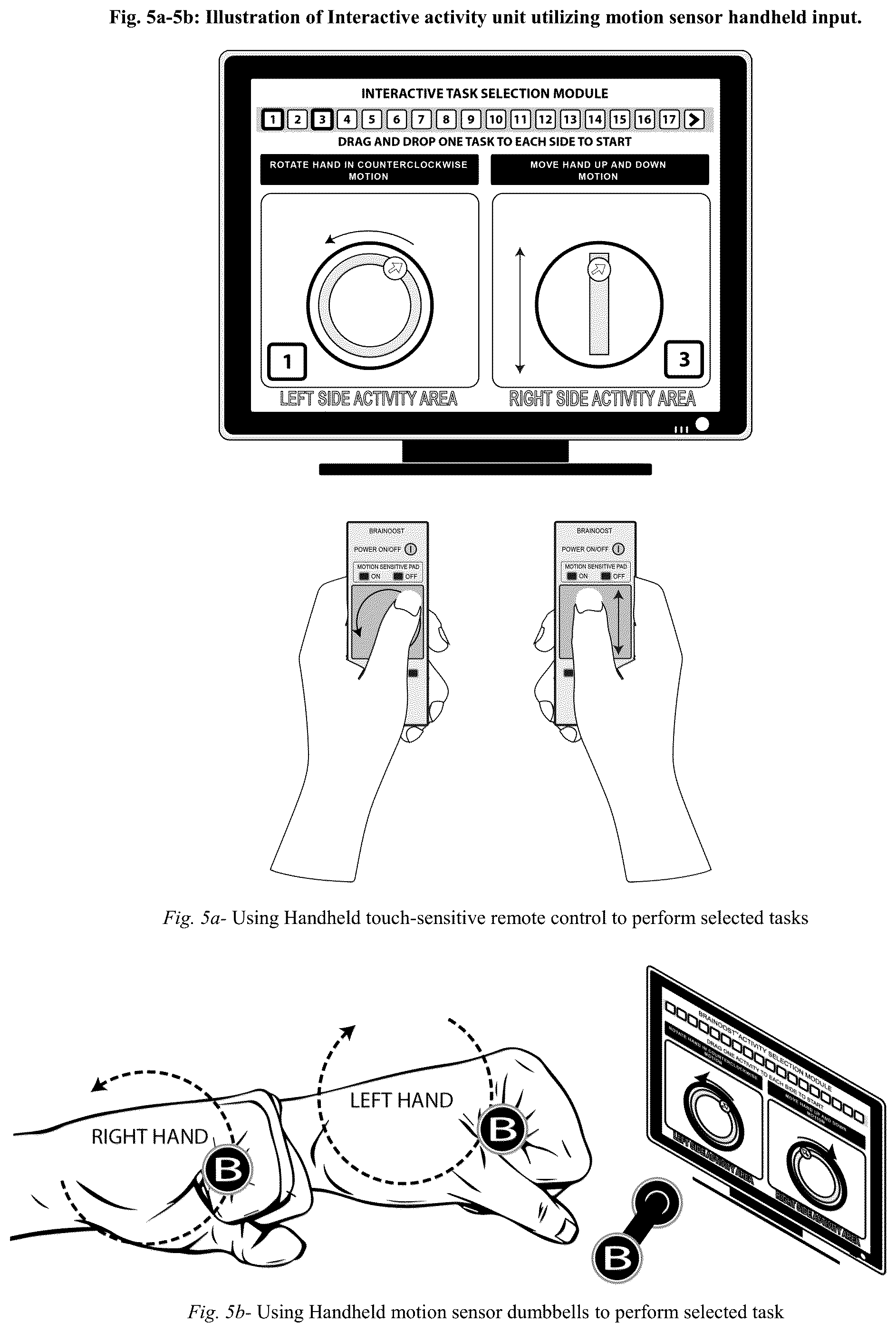 Patent US12090363 Figure 5 – Bilateral left and right brain coordination activity system