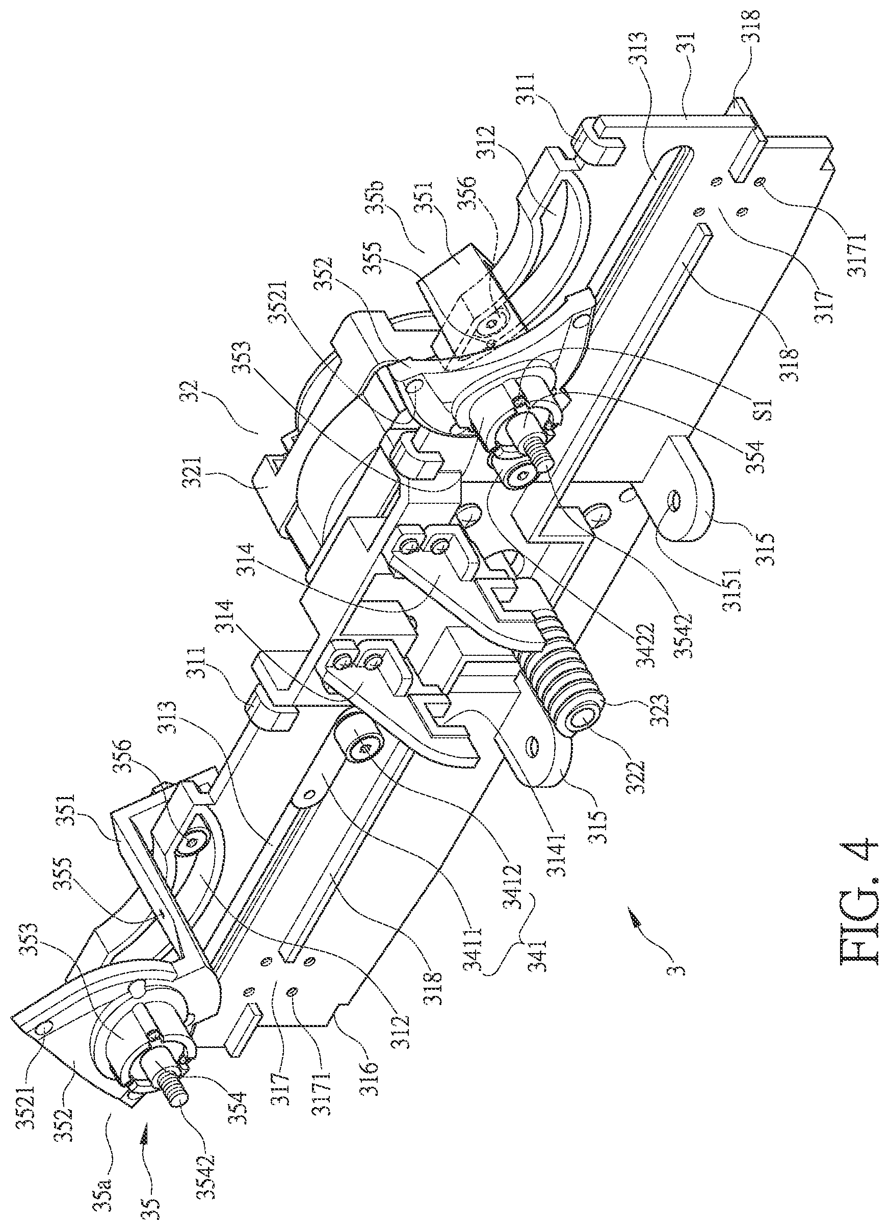 Patent US12090364 Figure 4 – Ankle-spinning exercise apparatus