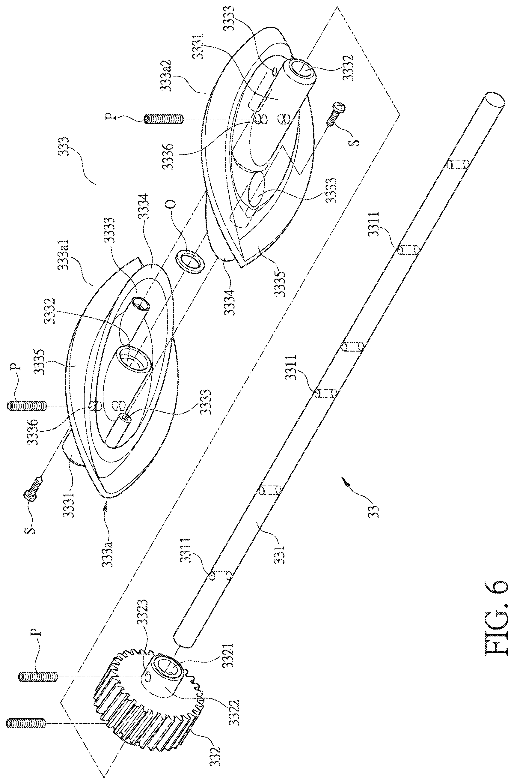 Patent US12090364 Figure 6 – Ankle-spinning exercise apparatus
