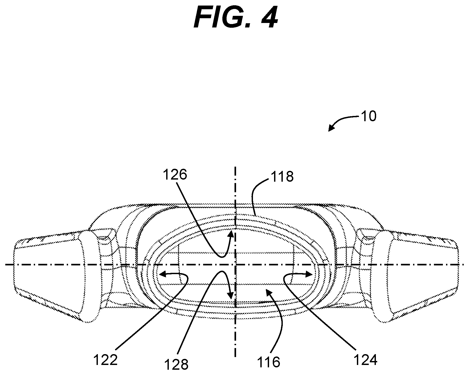 Patent US12090366 Figure 4 – Closed-toe swim fin