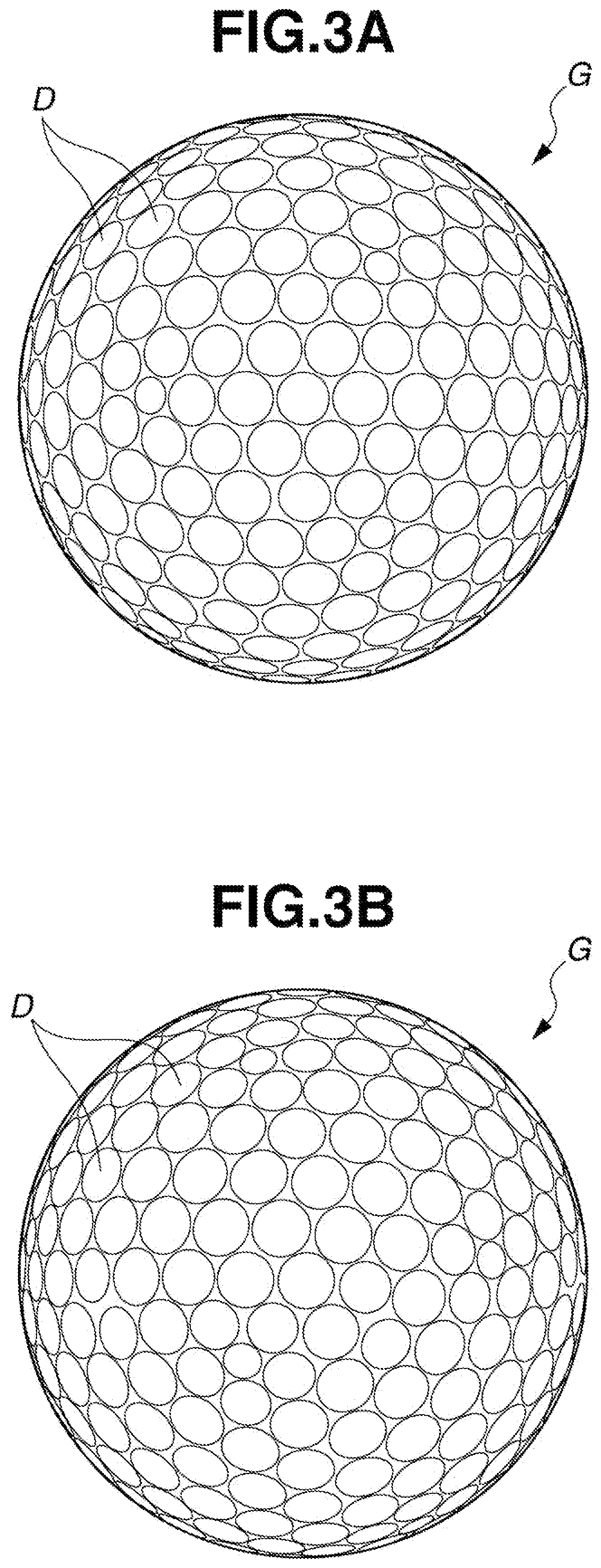 Patent US12090369 Figure 3 – Golf ball