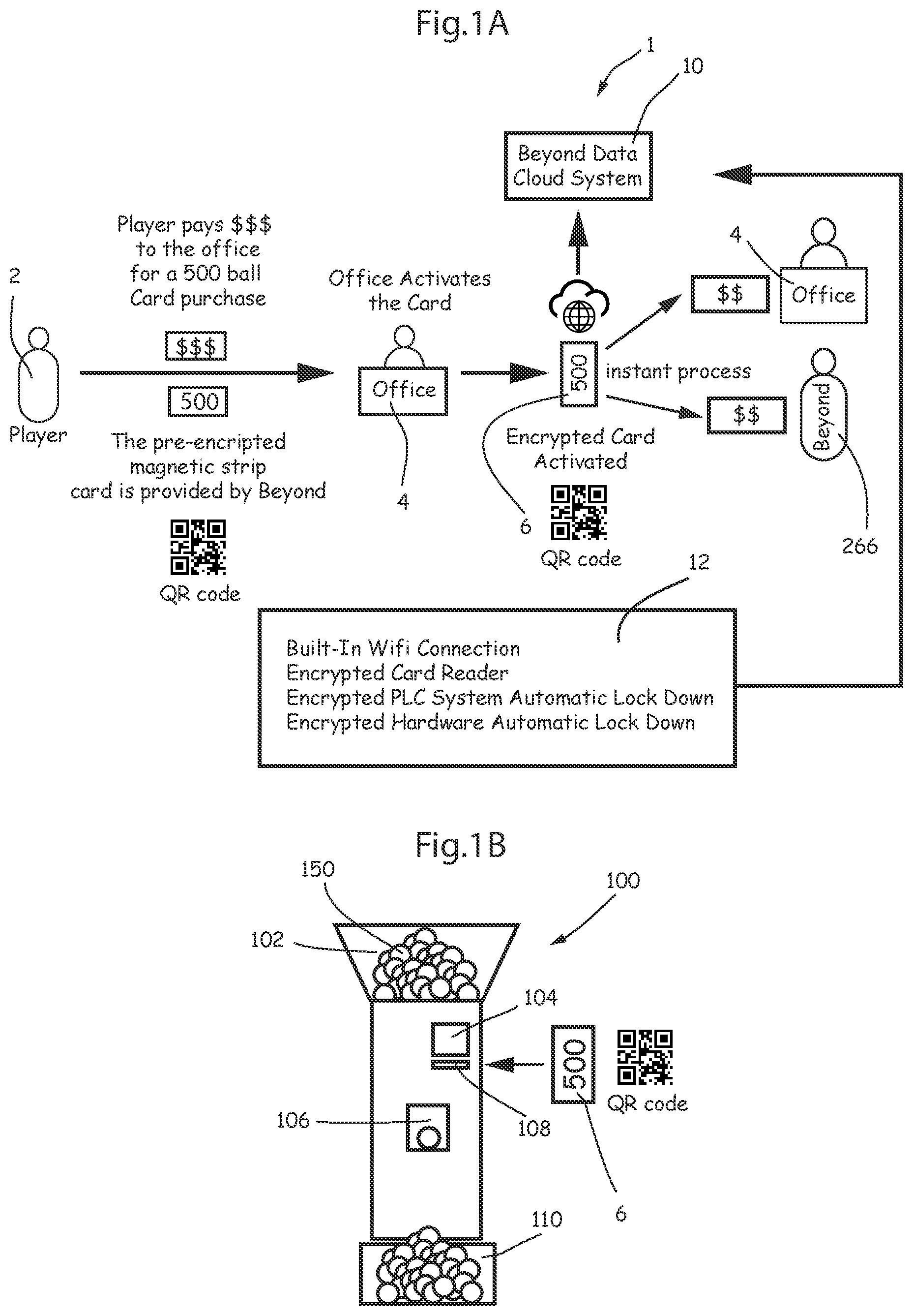 Patent US12090370 Figure 1 – Tennis ball pressurizer method and apparatus