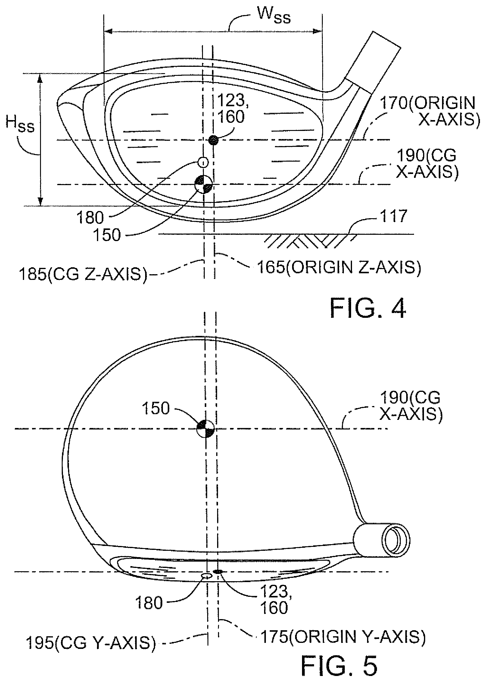 Patent US12090372 Figure 3 – Golf club head