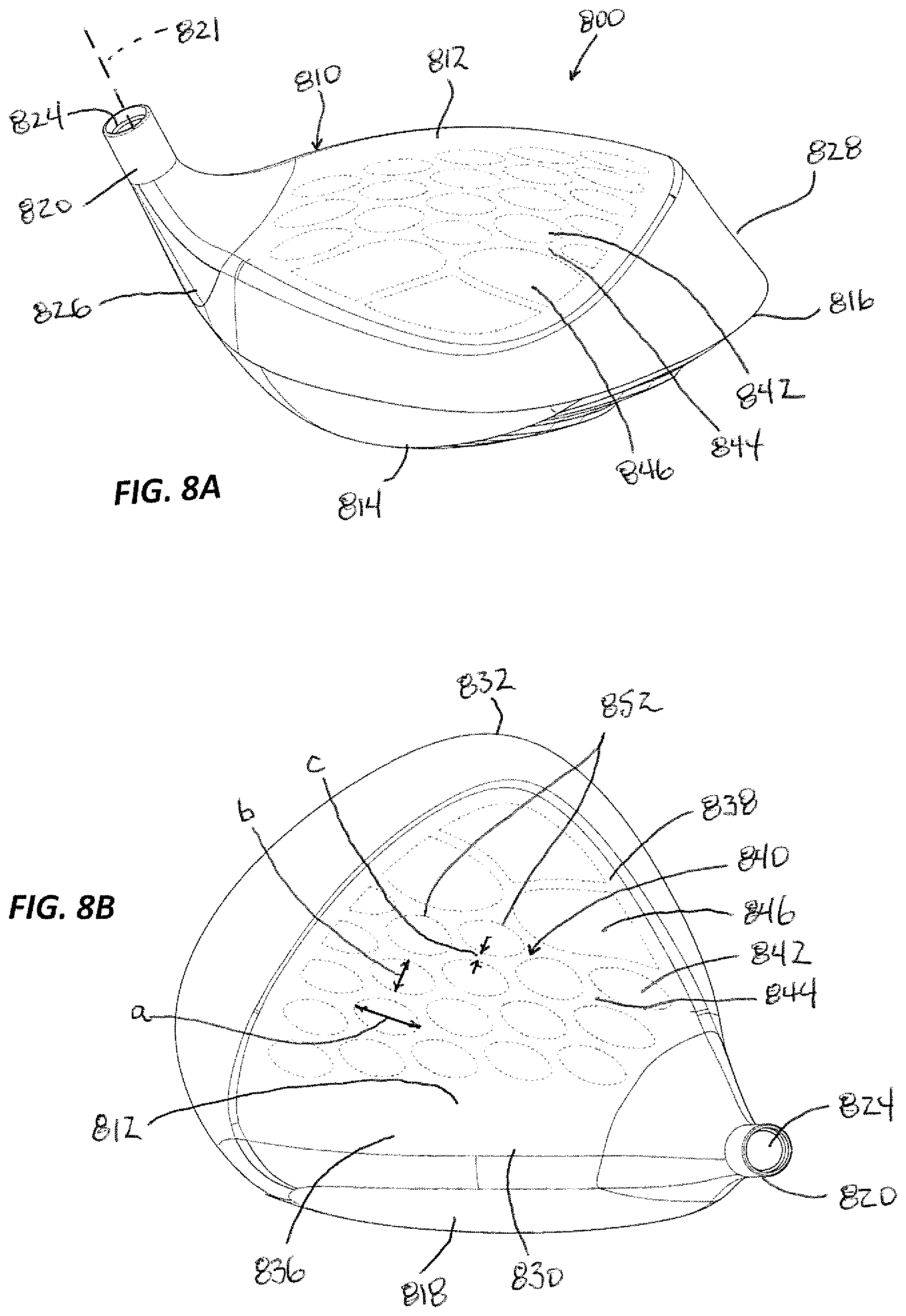 Patent US12090372 Figure 6 – Golf club head