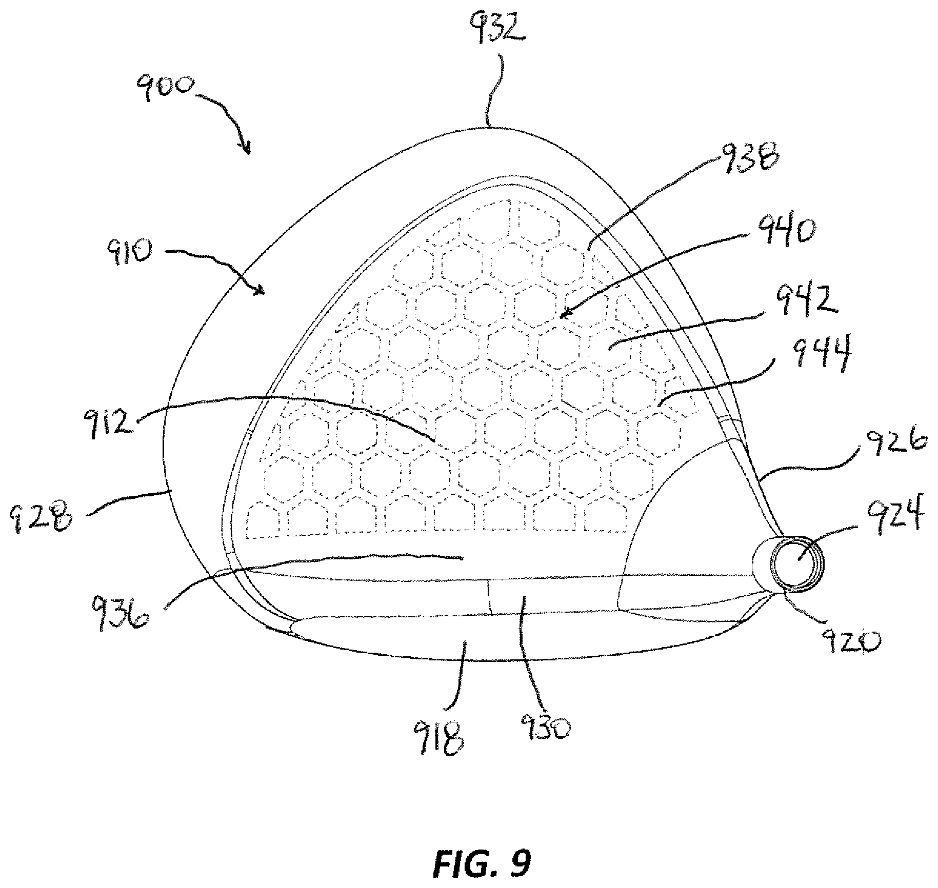 Patent US12090372 Figure 7 – Golf club head