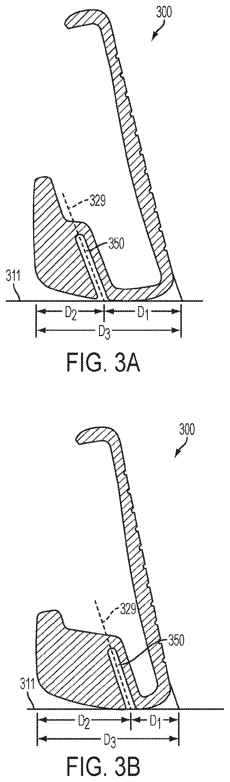 Patent US12090373 Figure 8 – Iron type golf club head