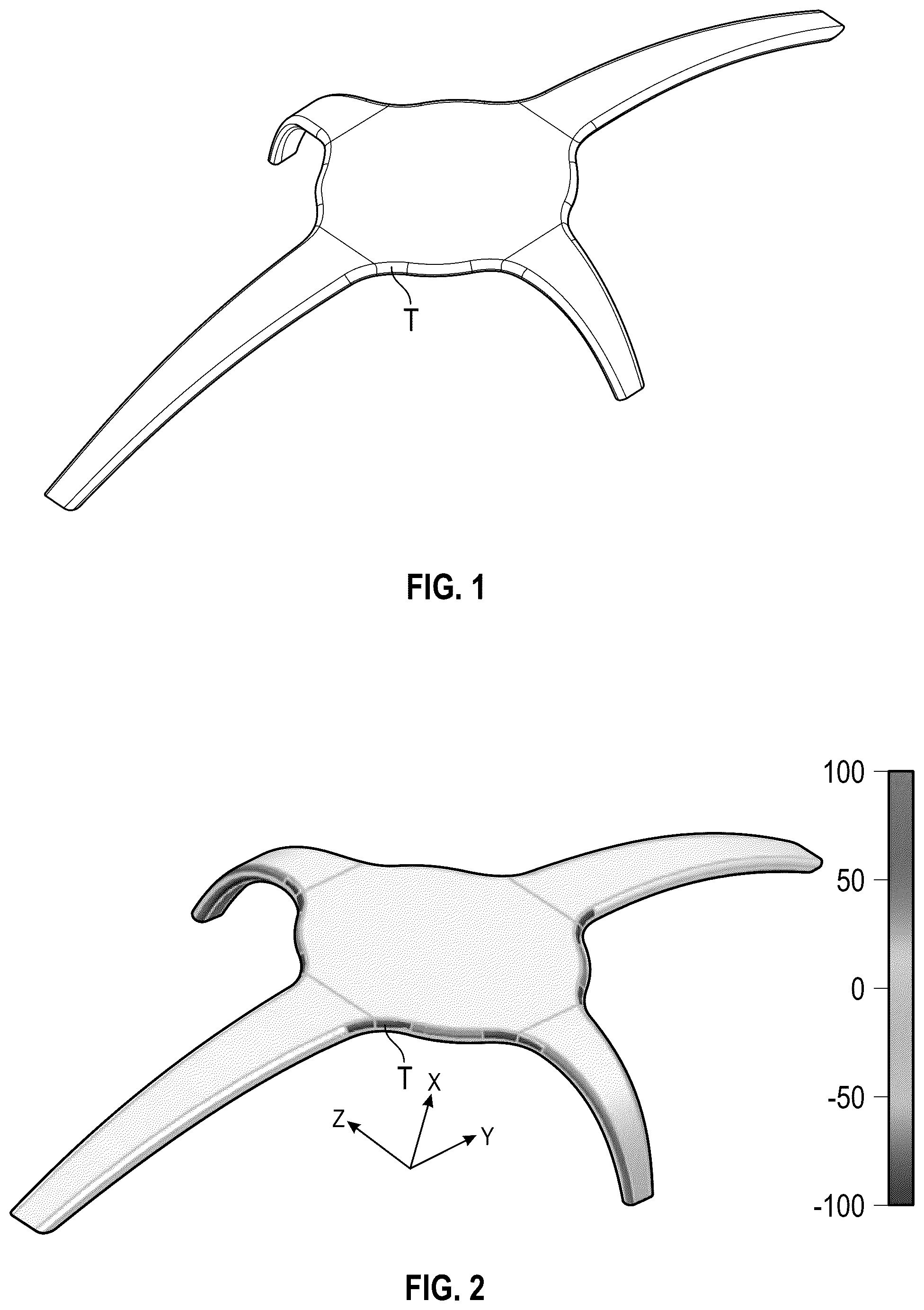 Patent US12090376 Figure 1 – Support structures for golf club heads and methods of manufacturing improved support structures
