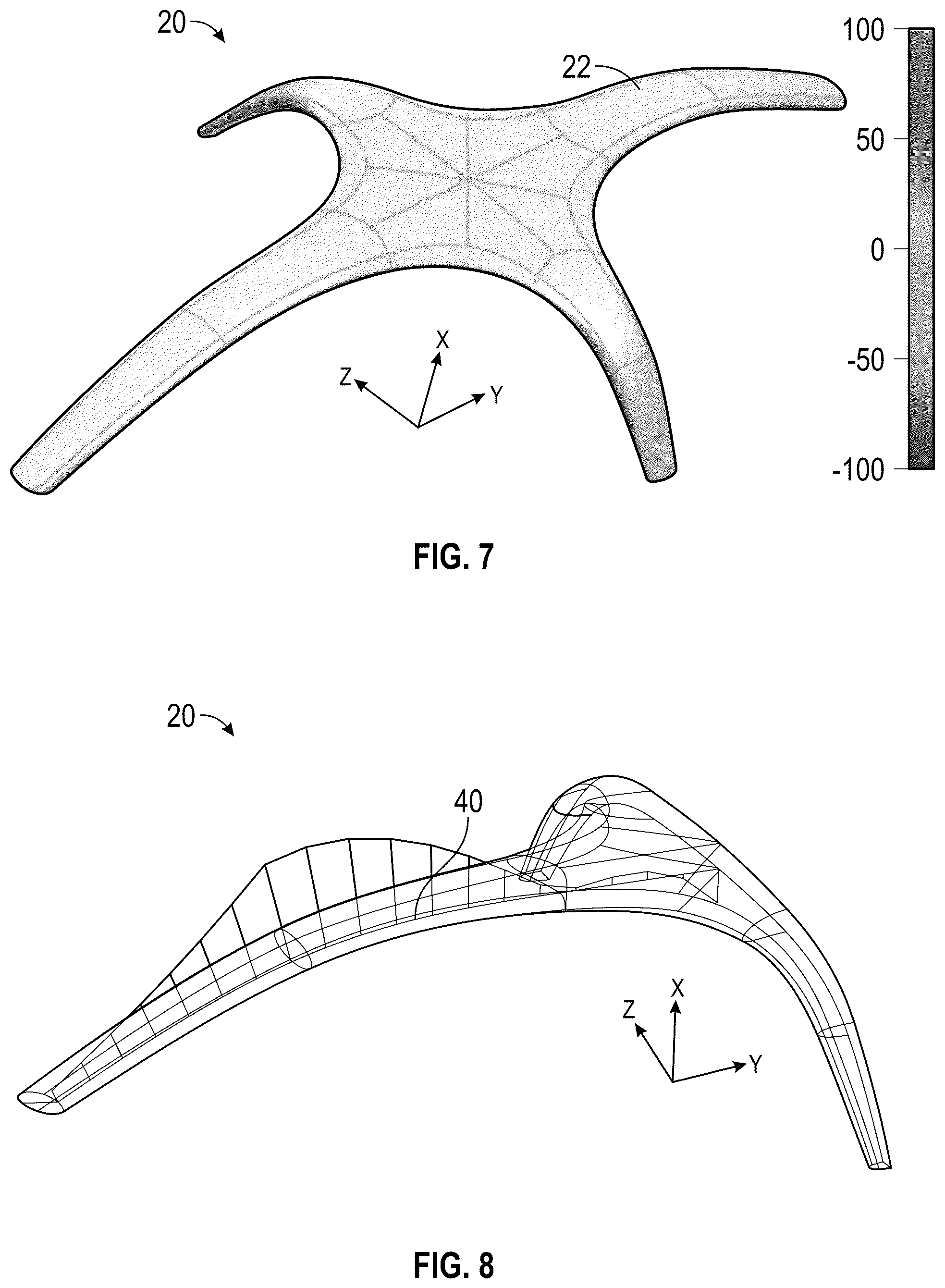 Patent US12090376 Figure 4 – Support structures for golf club heads and methods of manufacturing improved support structures