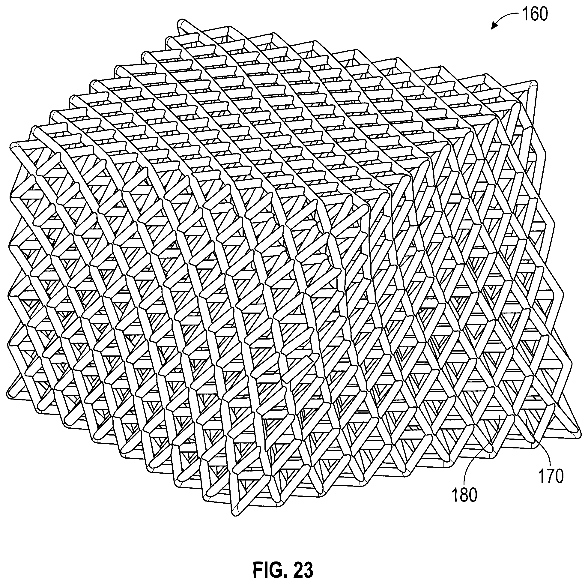 Patent US12090376 Figure 16 – Support structures for golf club heads and methods of manufacturing improved support structures