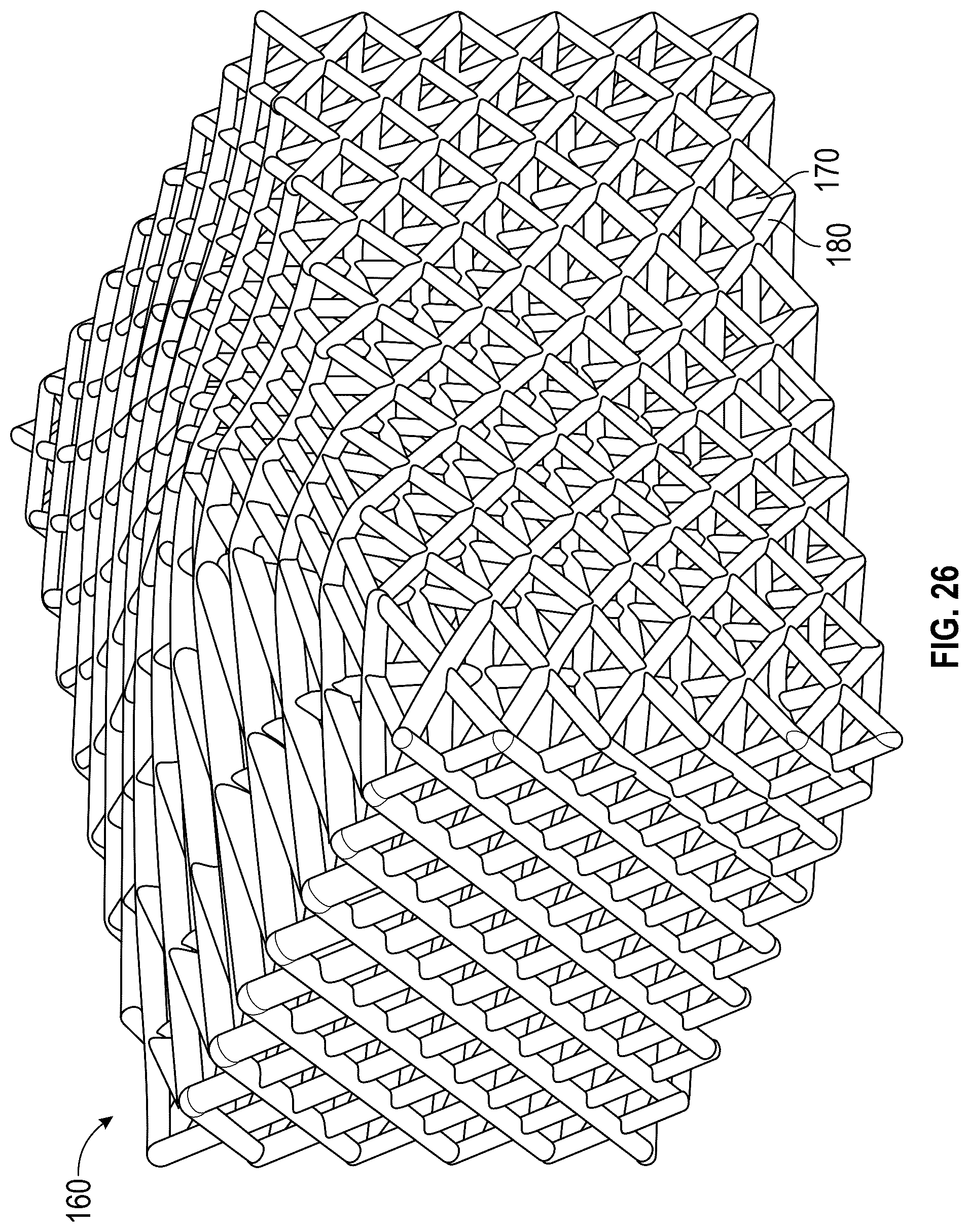 Patent US12090376 Figure 19 – Support structures for golf club heads and methods of manufacturing improved support structures