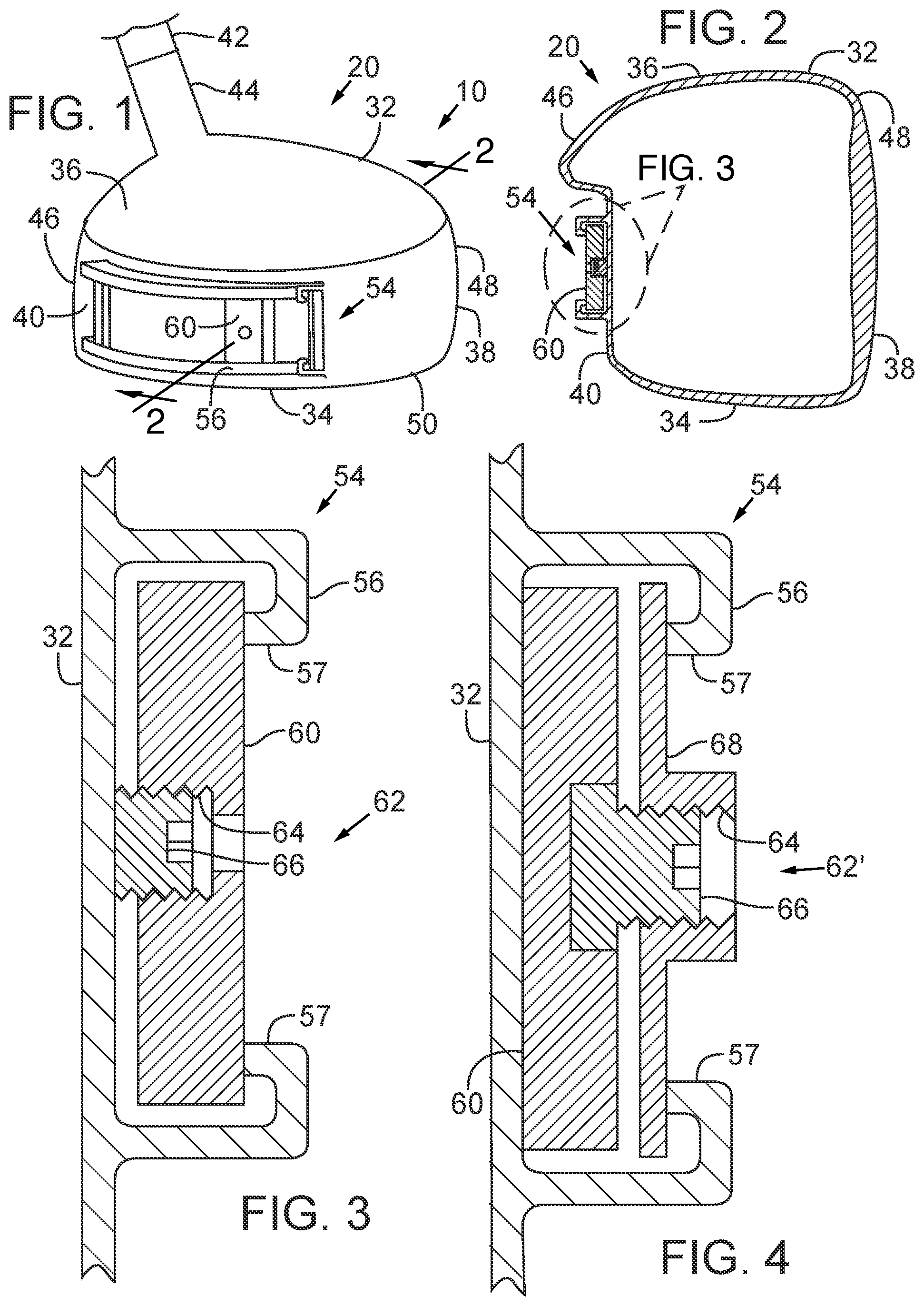 Patent US12090377 Figure 1 – Golf club head with repositionable weight
