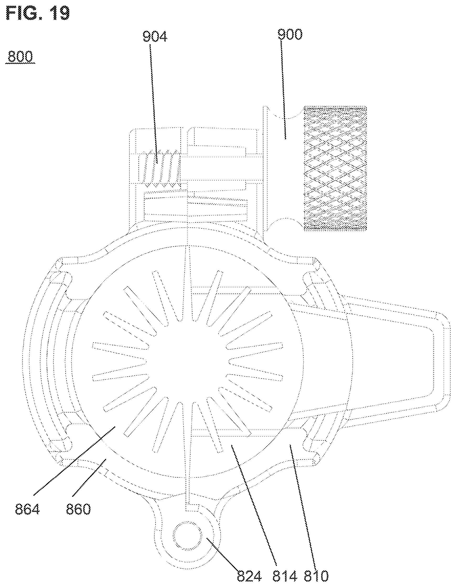 Patent US12090382 Figure 17 – Training device to enhance swing lag