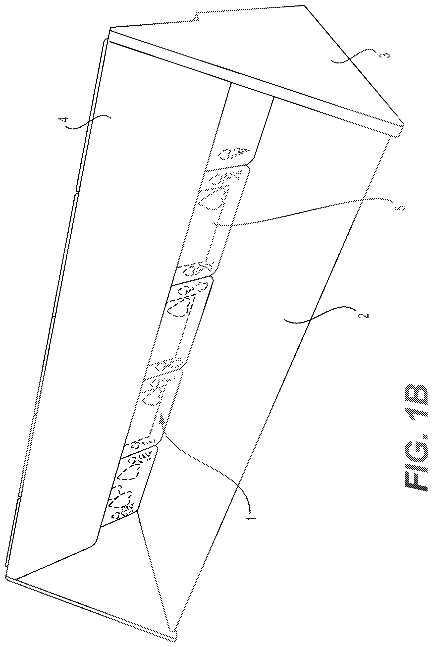 Patent US12090387 Figure 2 – Privacy enhancing card holder for board games and card games