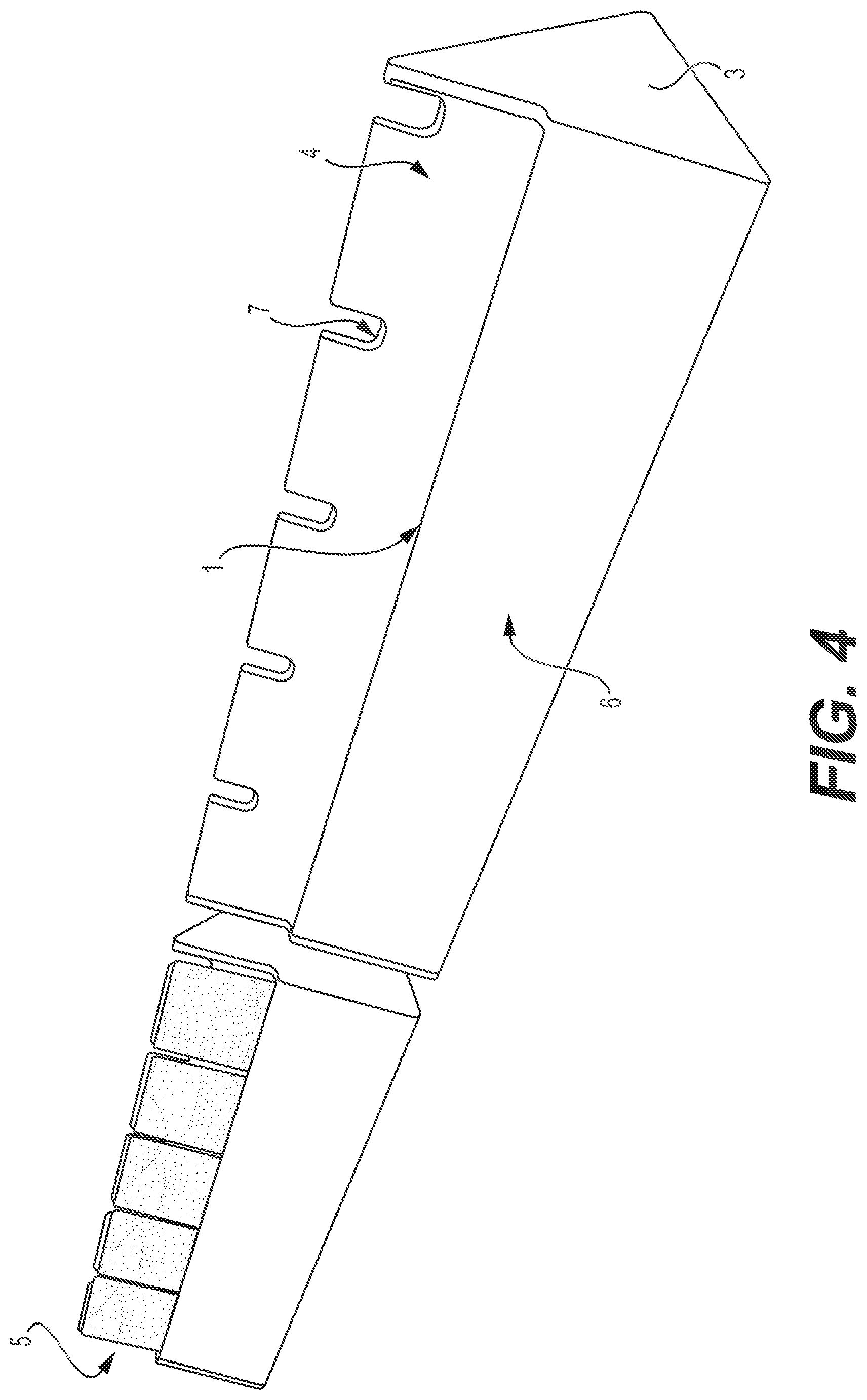 Patent US12090387 Figure 5 – Privacy enhancing card holder for board games and card games
