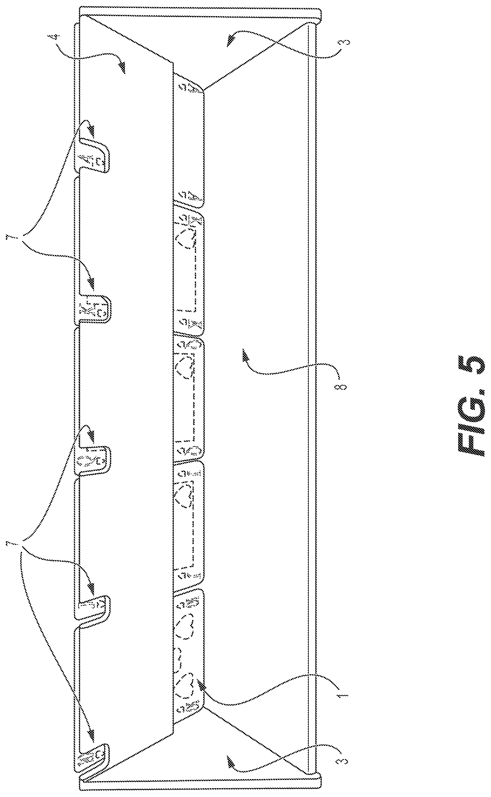 Patent US12090387 Figure 6 – Privacy enhancing card holder for board games and card games