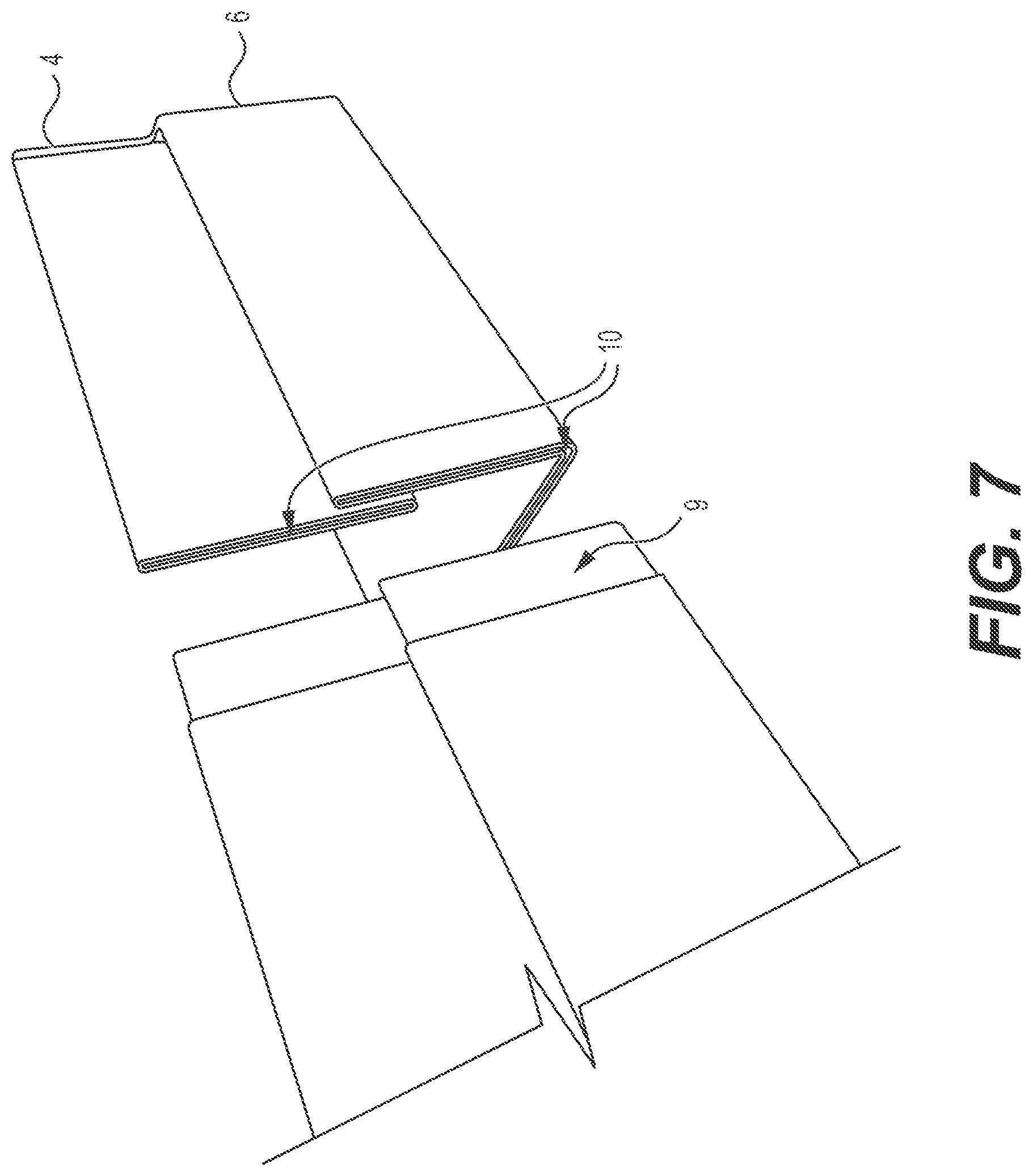 Patent US12090387 Figure 8 – Privacy enhancing card holder for board games and card games