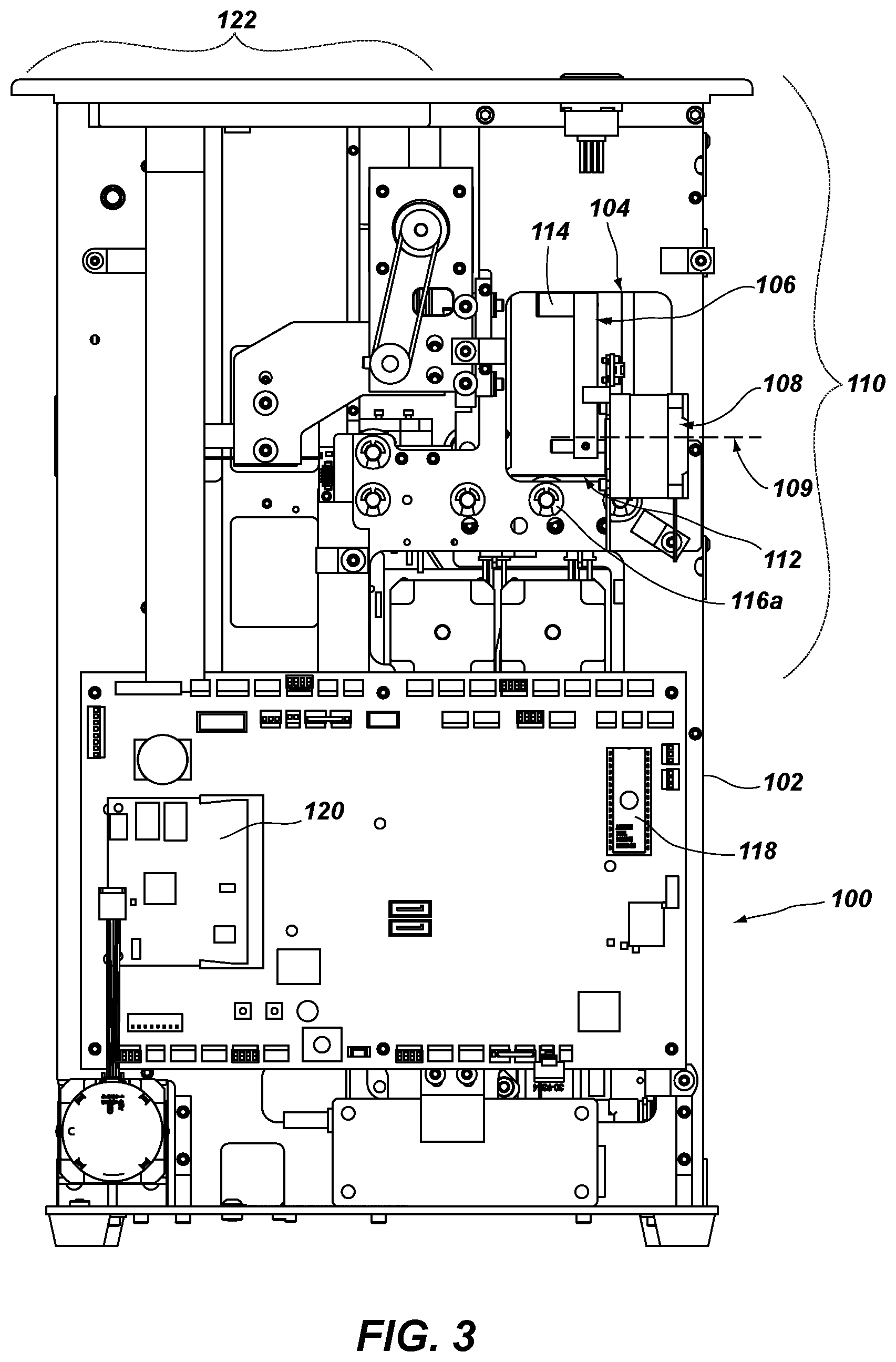 Patent US12090388 Figure 3 – Playing card handling devices