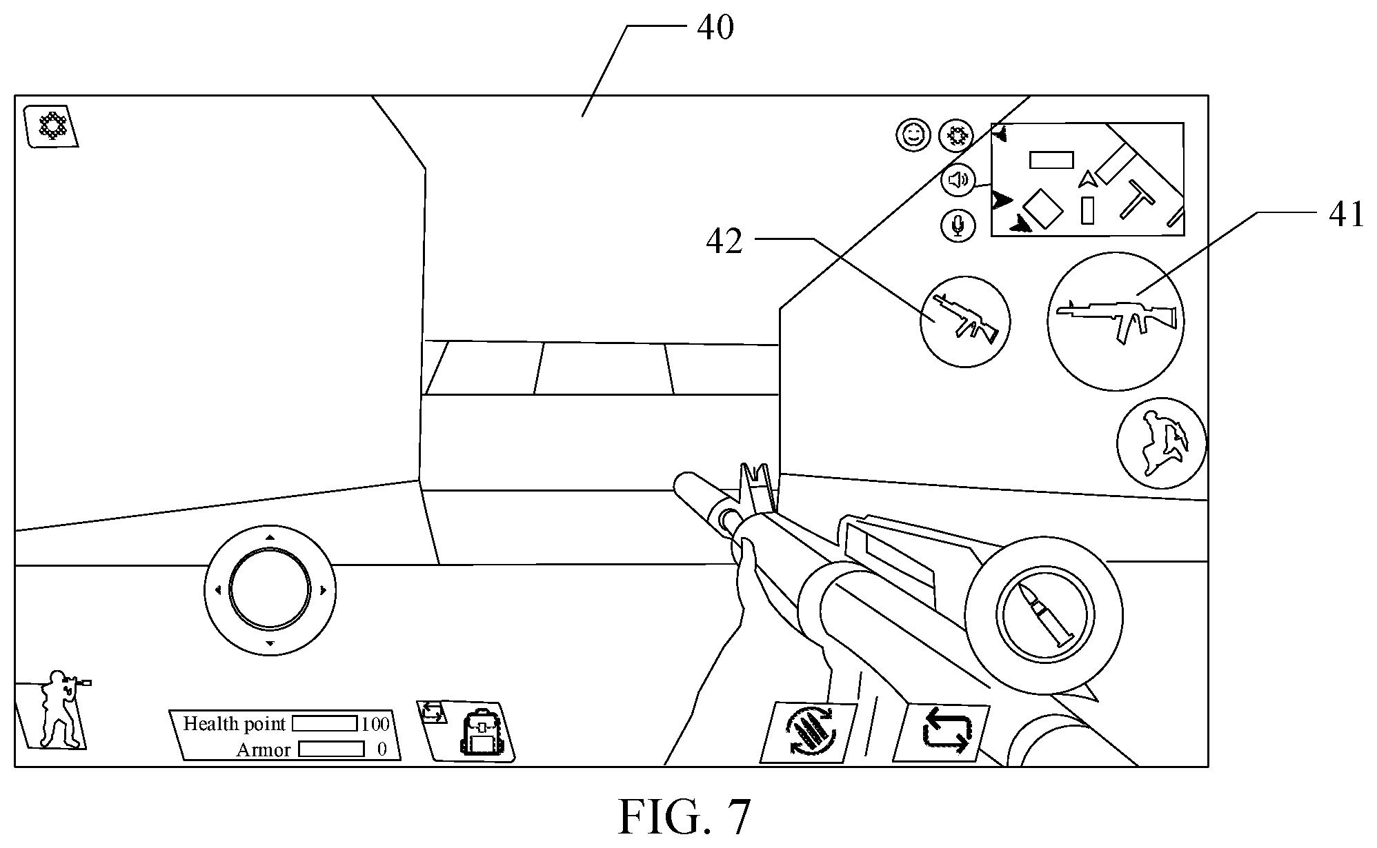 Patent US12090389 Figure 7 – Virtual object control method and apparatus, terminal, and storage medium