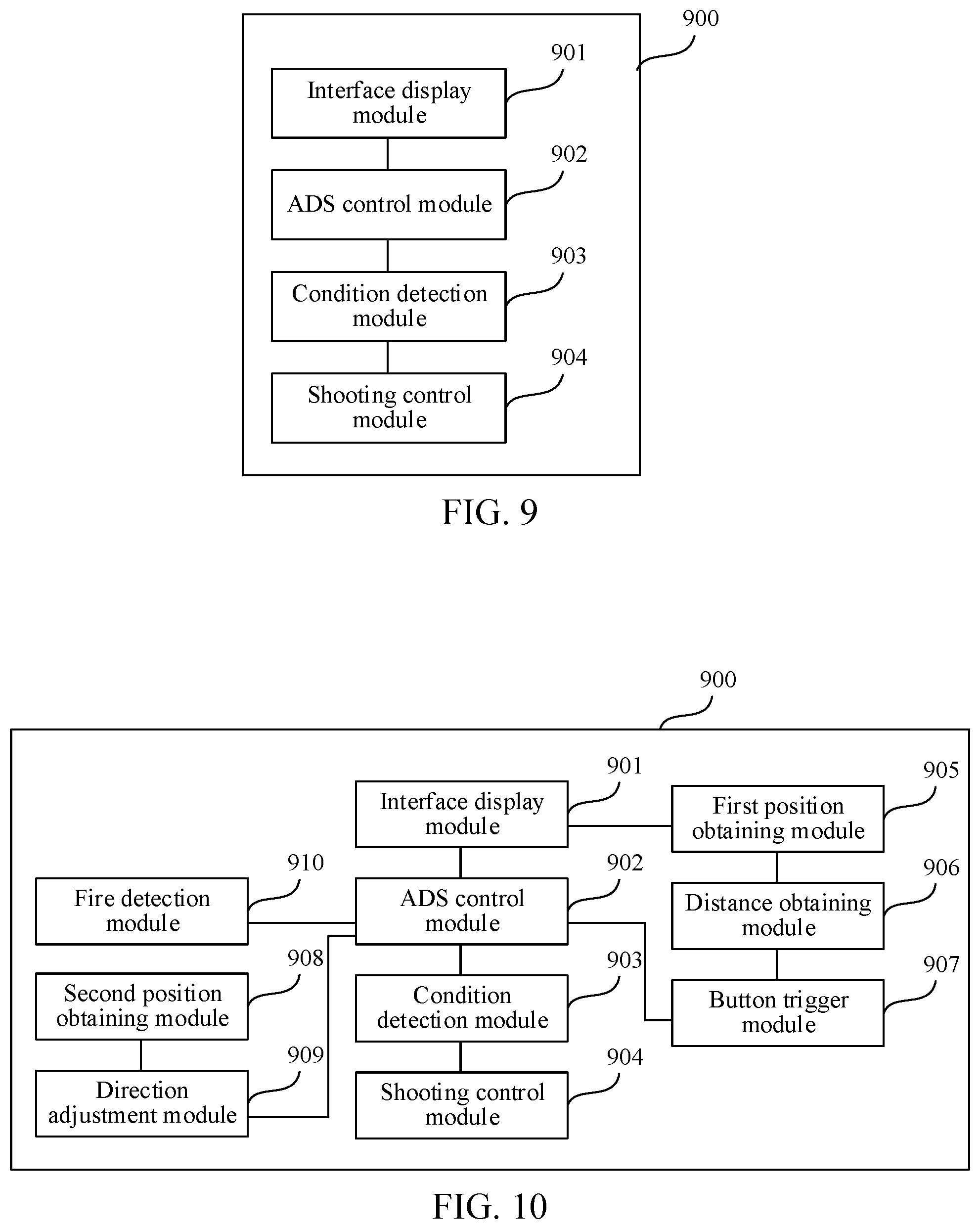 Patent US12090389 Figure 9 – Virtual object control method and apparatus, terminal, and storage medium