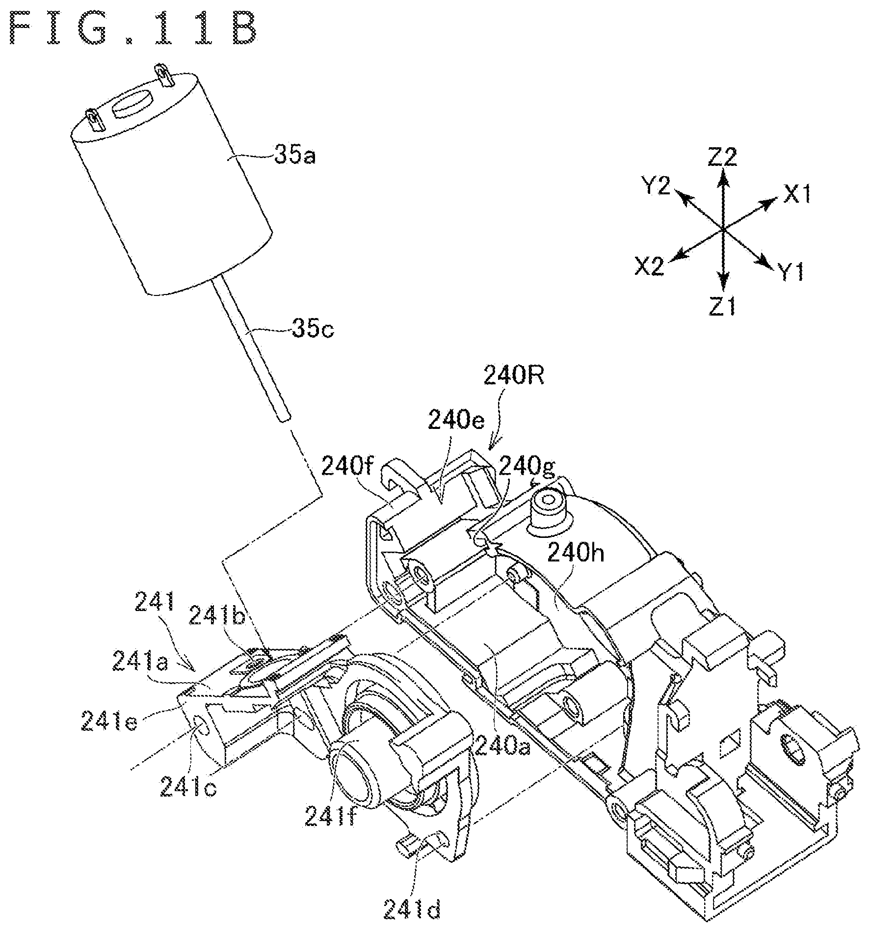Patent US12090392 Figure 13 – Operation input device and button driving unit