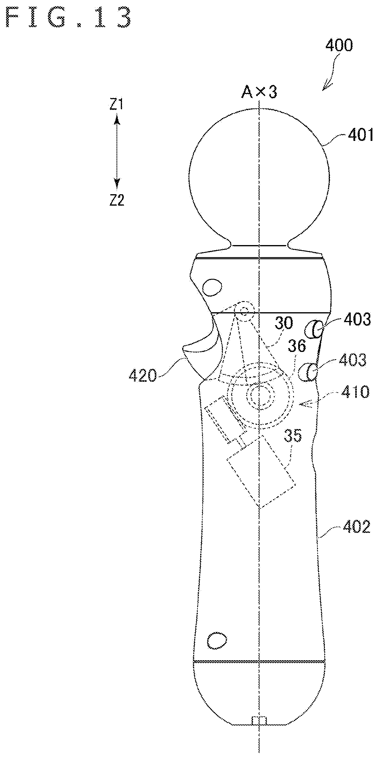Patent US12090392 Figure 20 – Operation input device and button driving unit