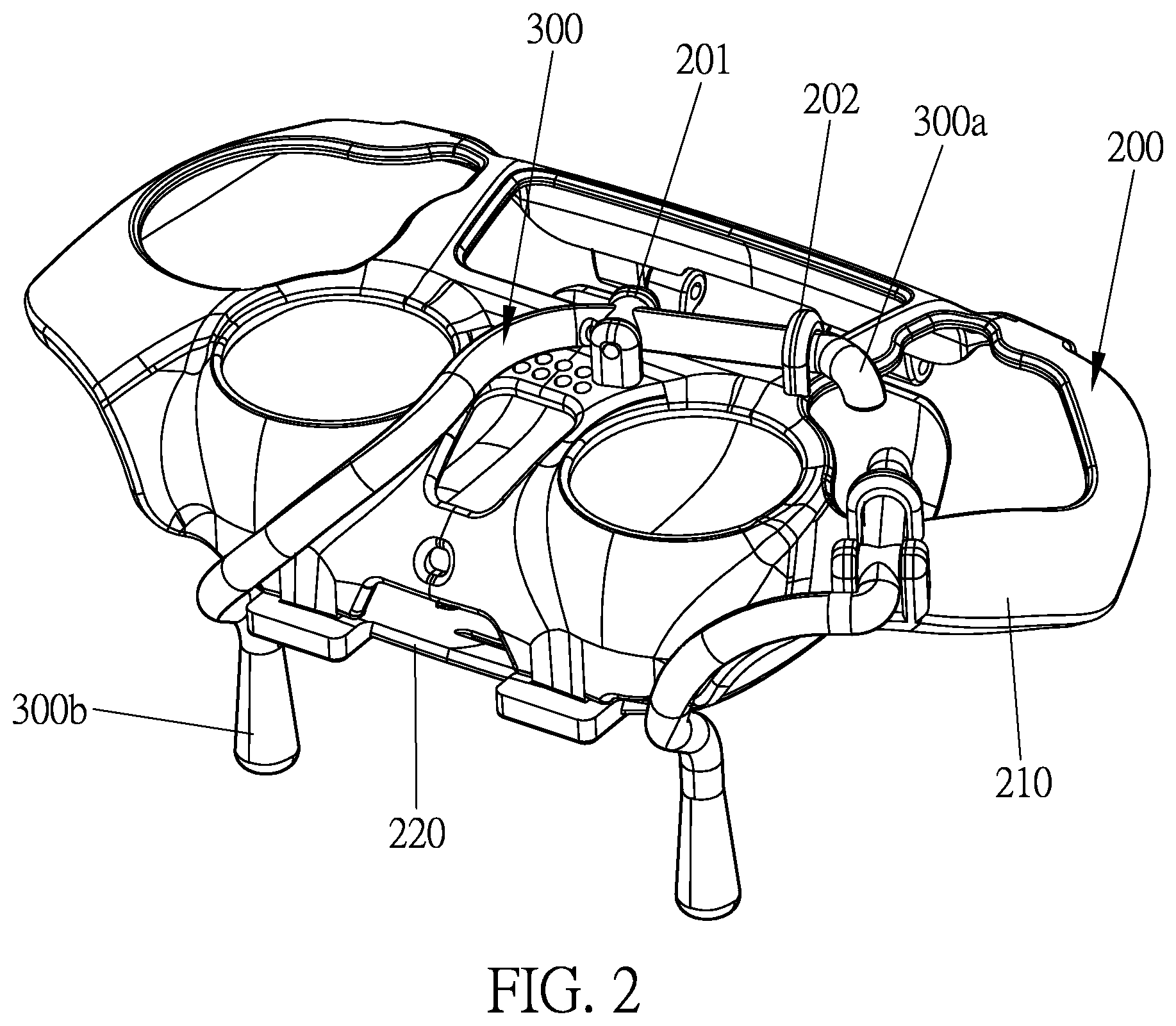 Patent US12090393 Figure 2 – Gamepad auxiliary device