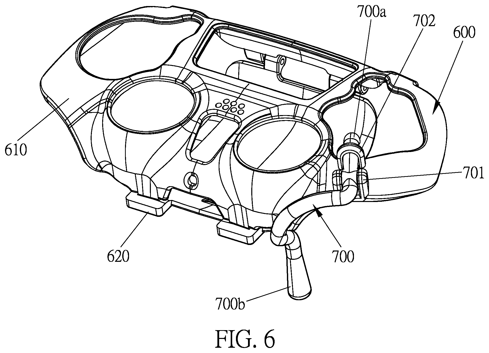 Patent US12090393 Figure 6 – Gamepad auxiliary device