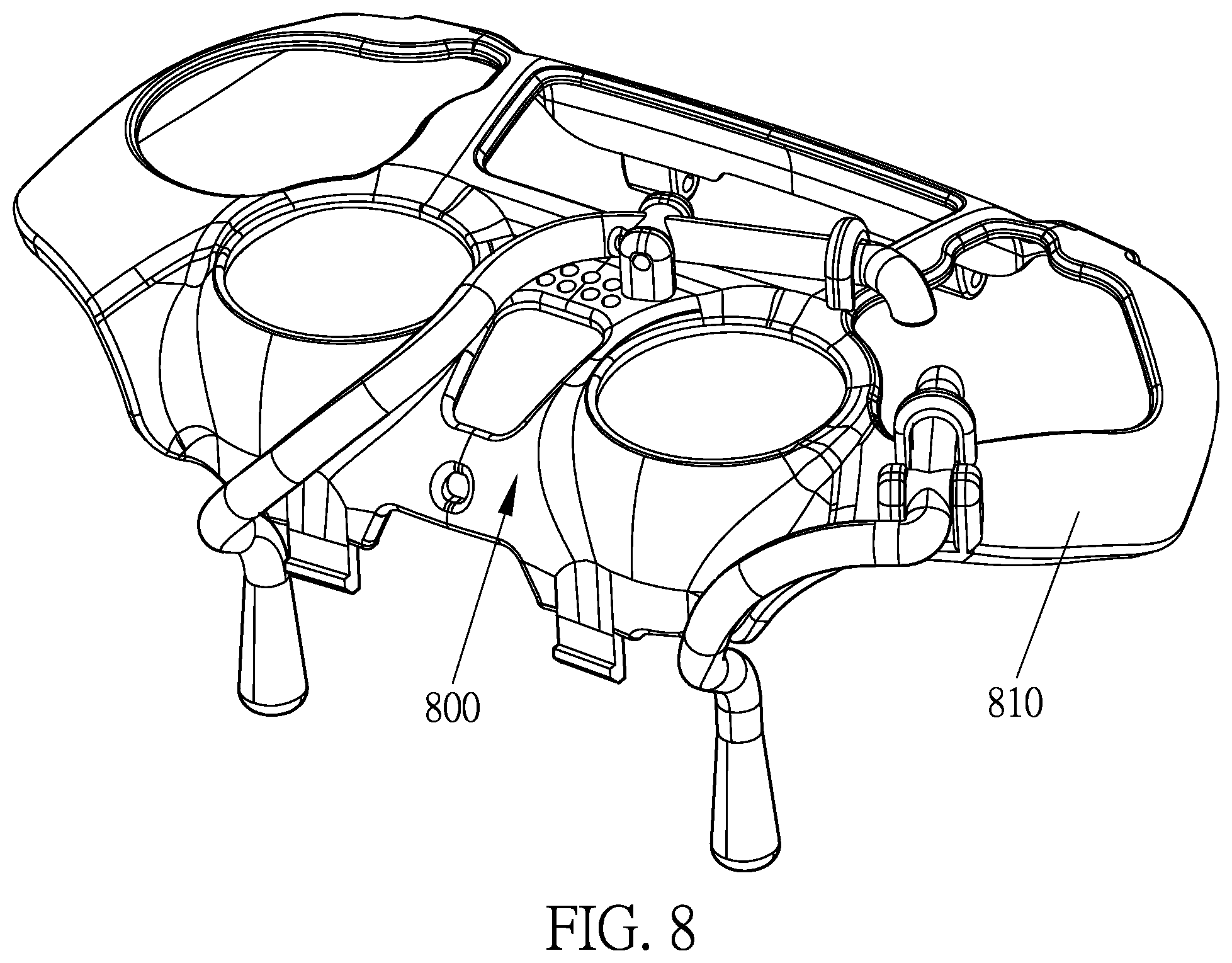 Patent US12090393 Figure 8 – Gamepad auxiliary device