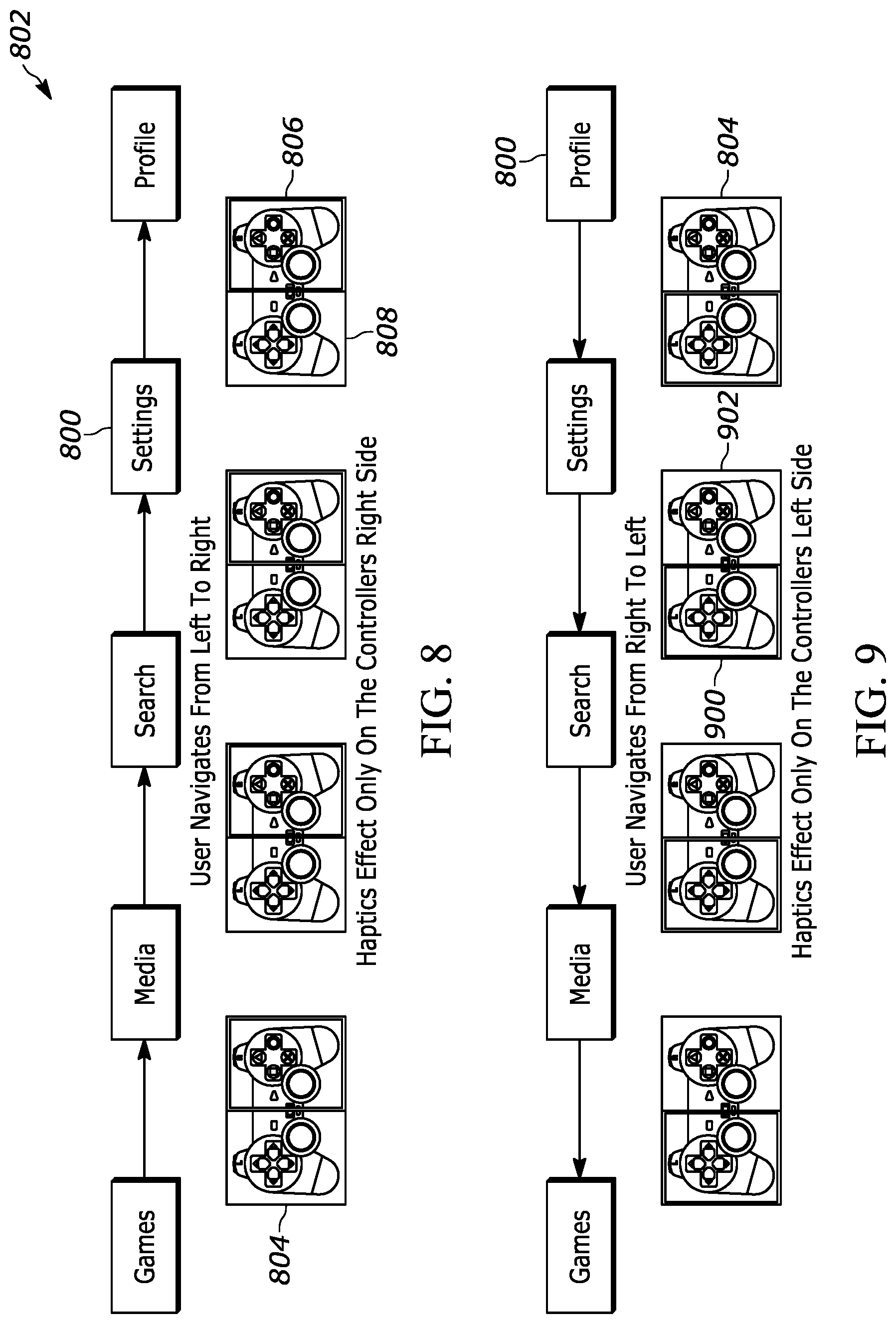 Patent US12090396 Figure 6 – Haptics support for UI navigation