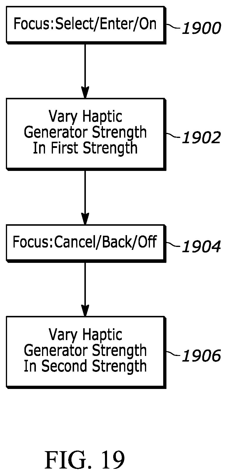 Patent US12090396 Figure 13 – Haptics support for UI navigation