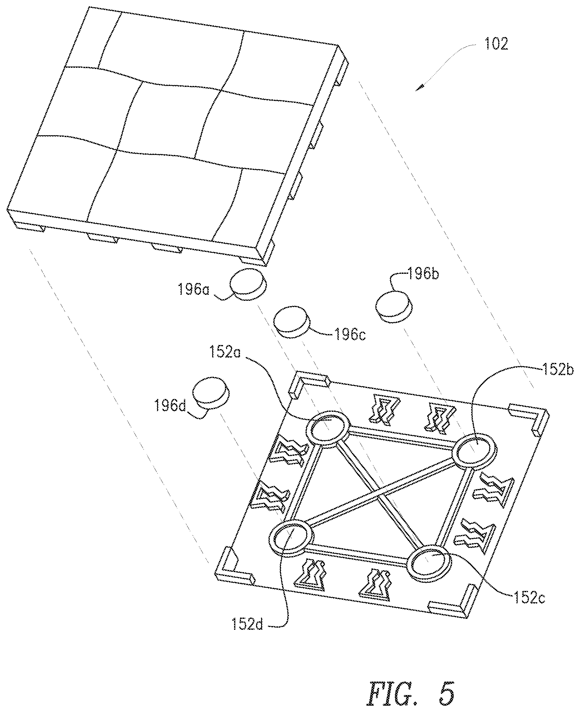 Patent US12090409 Figure 5 – Game tile system