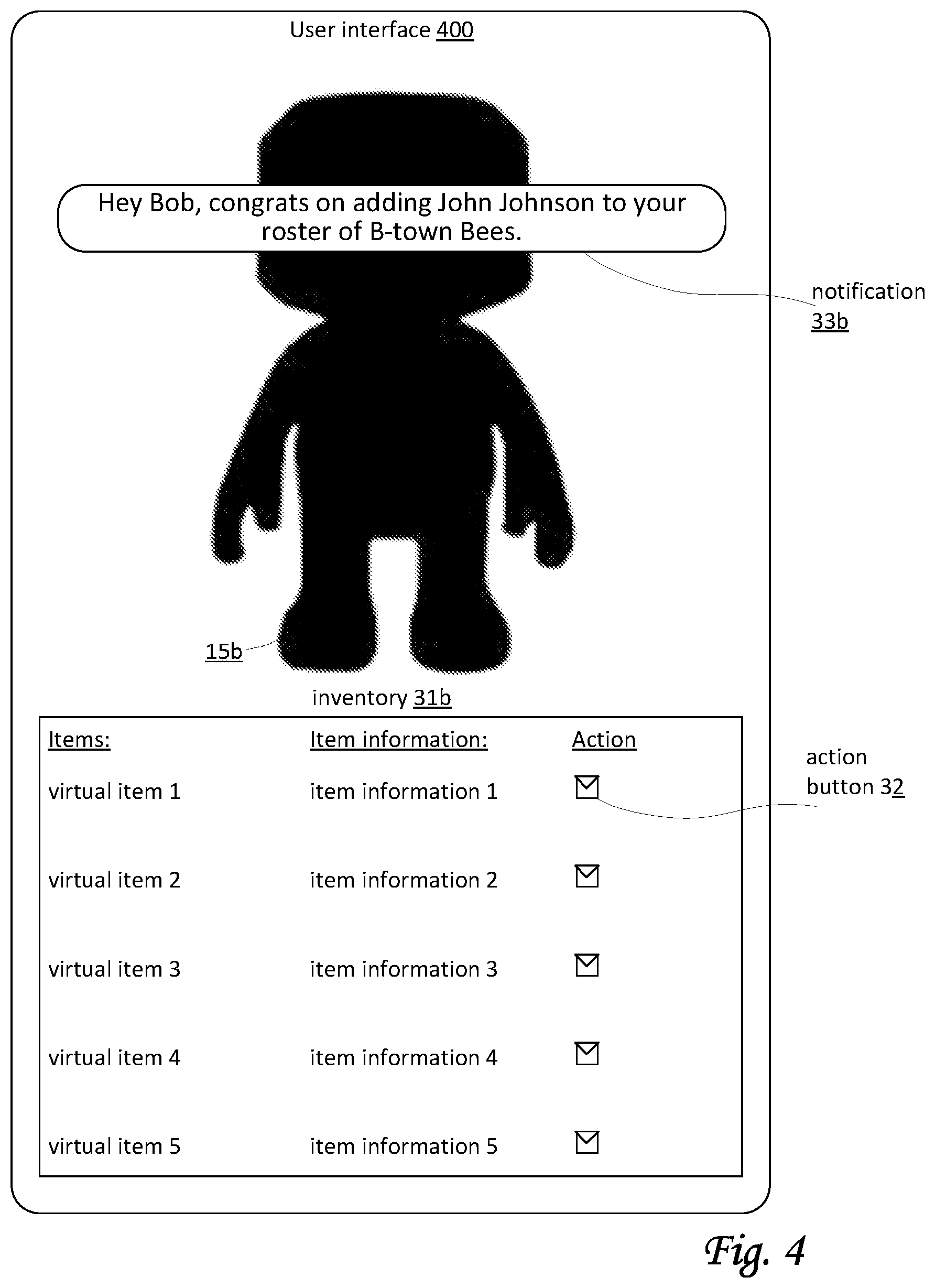 Patent US12090410 Figure 4 – Systems and methods for supporting different player types in a franchise game based on ownership of unique digital articles