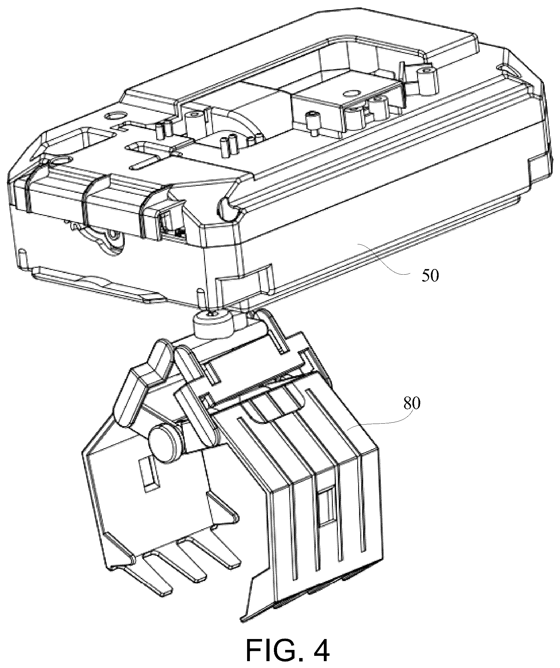 Patent US12090415 Figure 4 – Crane machine
